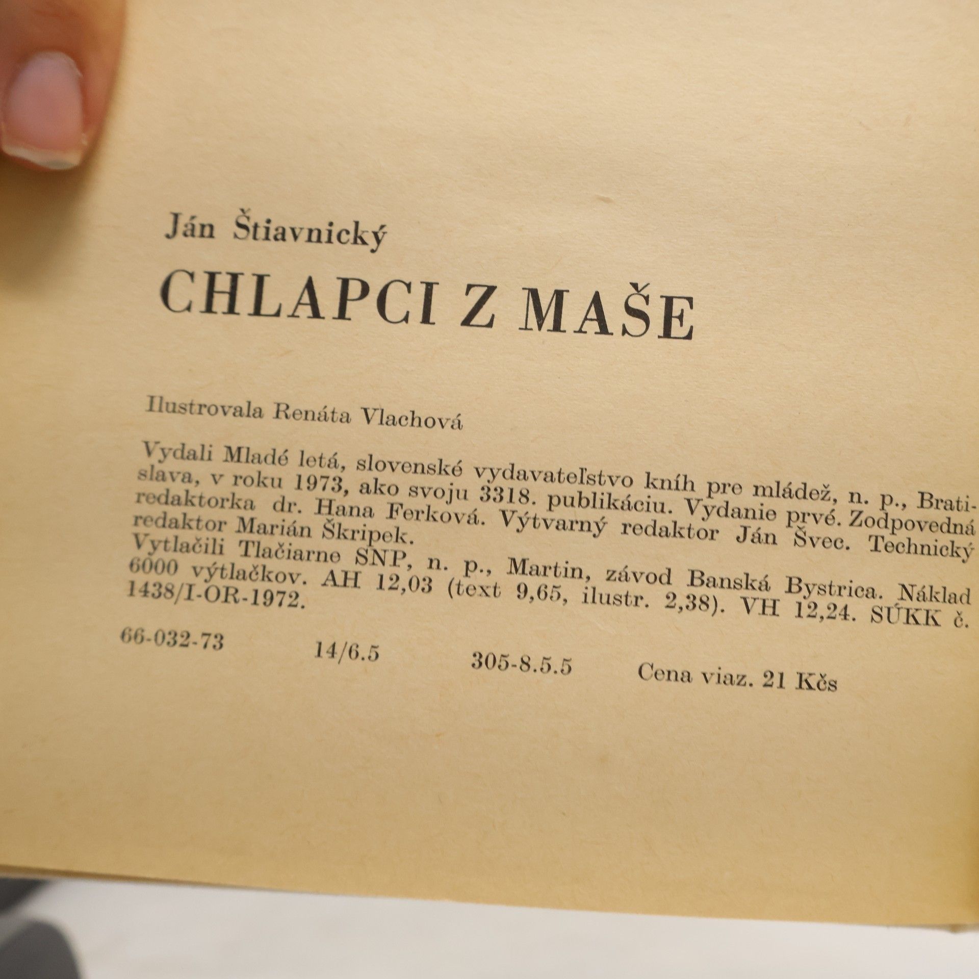Ján Štiavnický Chlapci z Maše