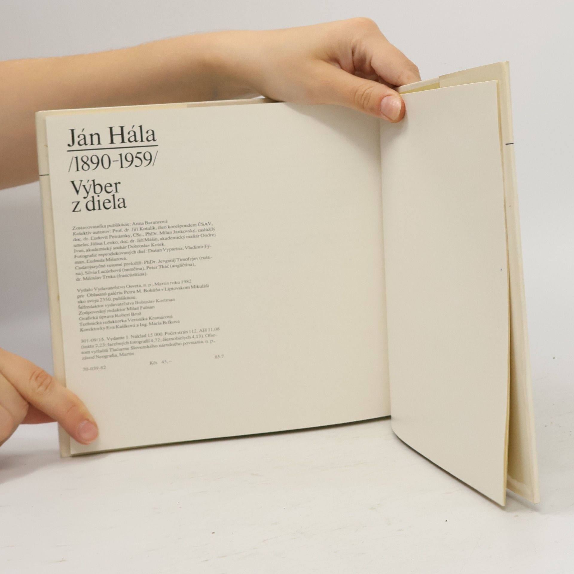 Autorenkollektiv Jan Hála 1890-1959. Výber z diela