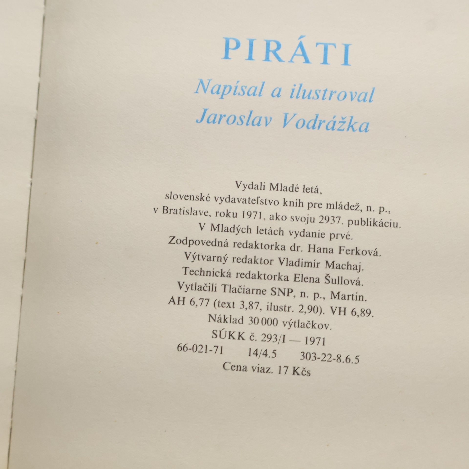 Jaroslav Vodrážka Piráti