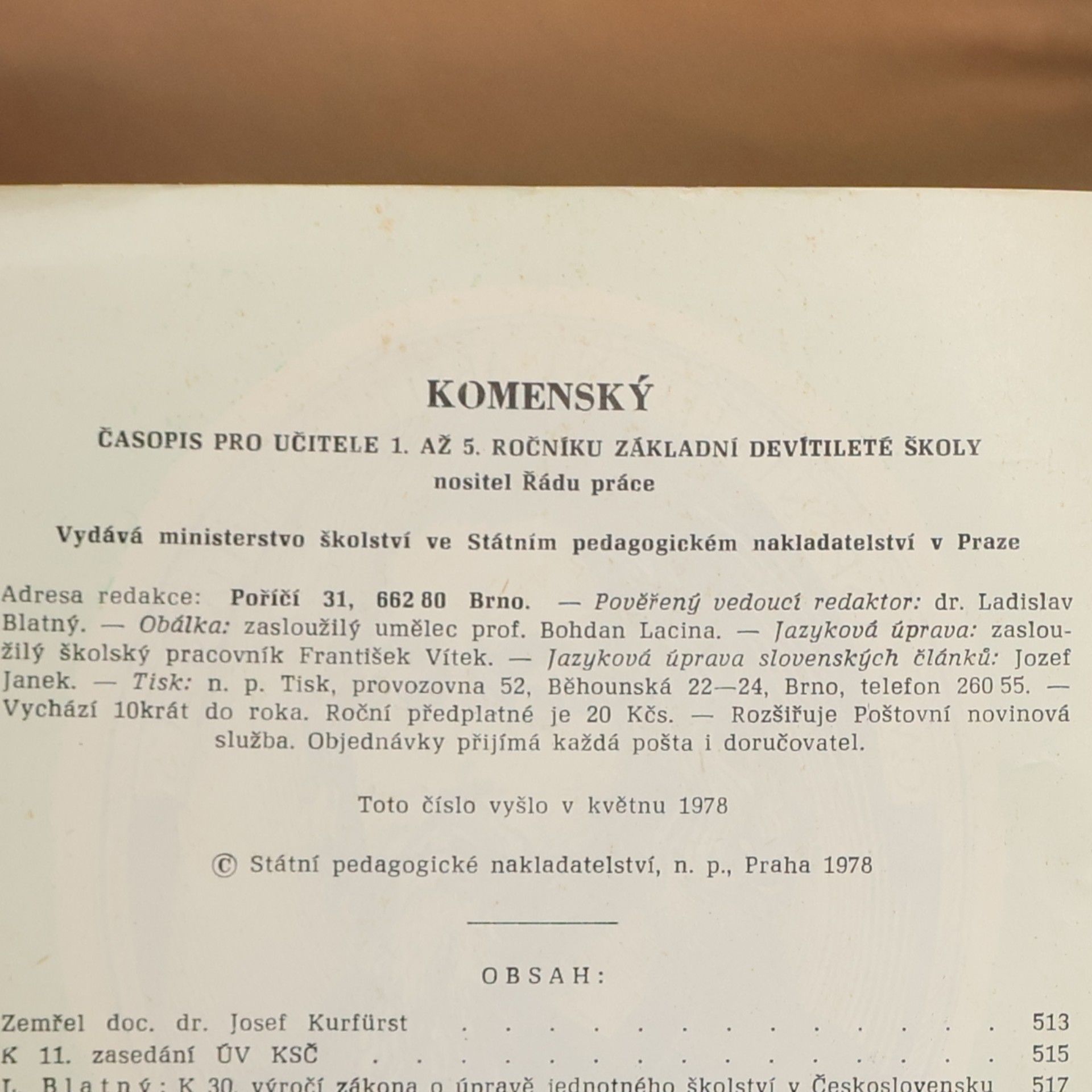 Collectif d'auteurs Komenský 9. Časopis pro učitele 1. až 5. ročníku základní devítileté školy