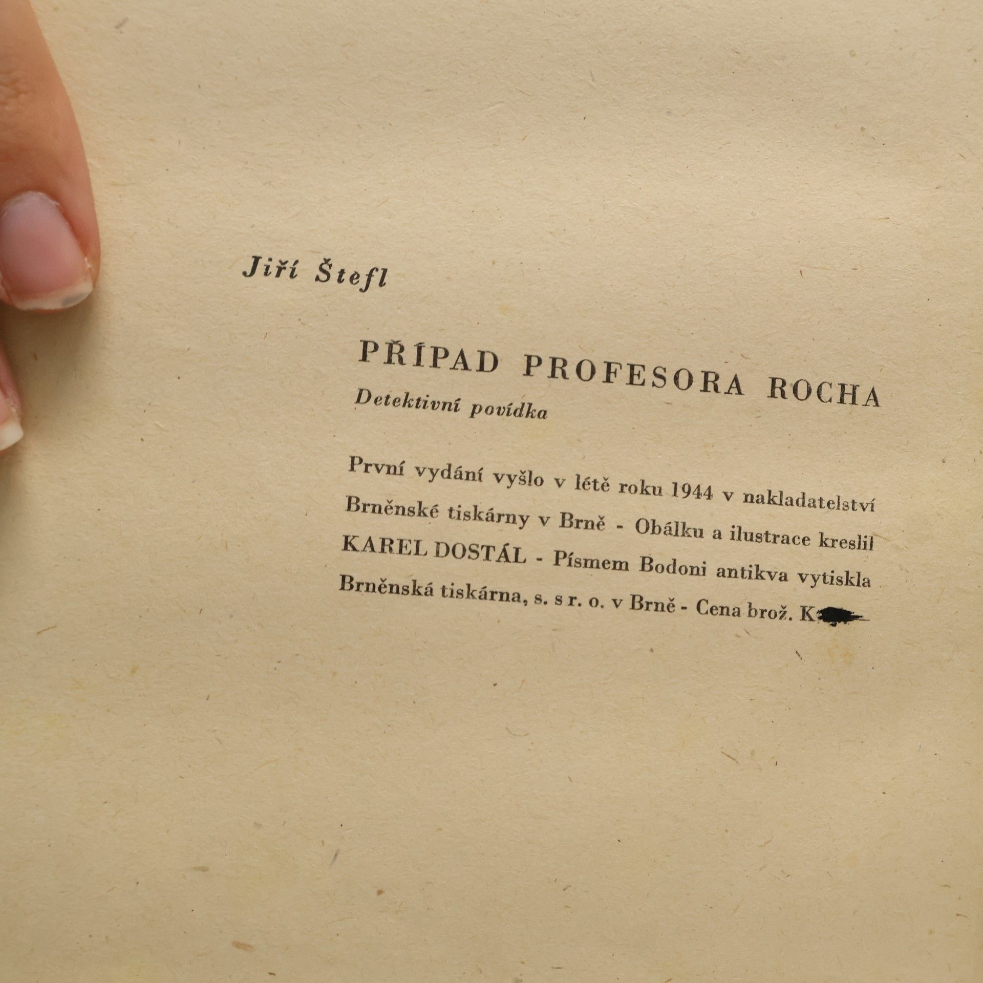Jiří Štefl Případ profesora Rocha