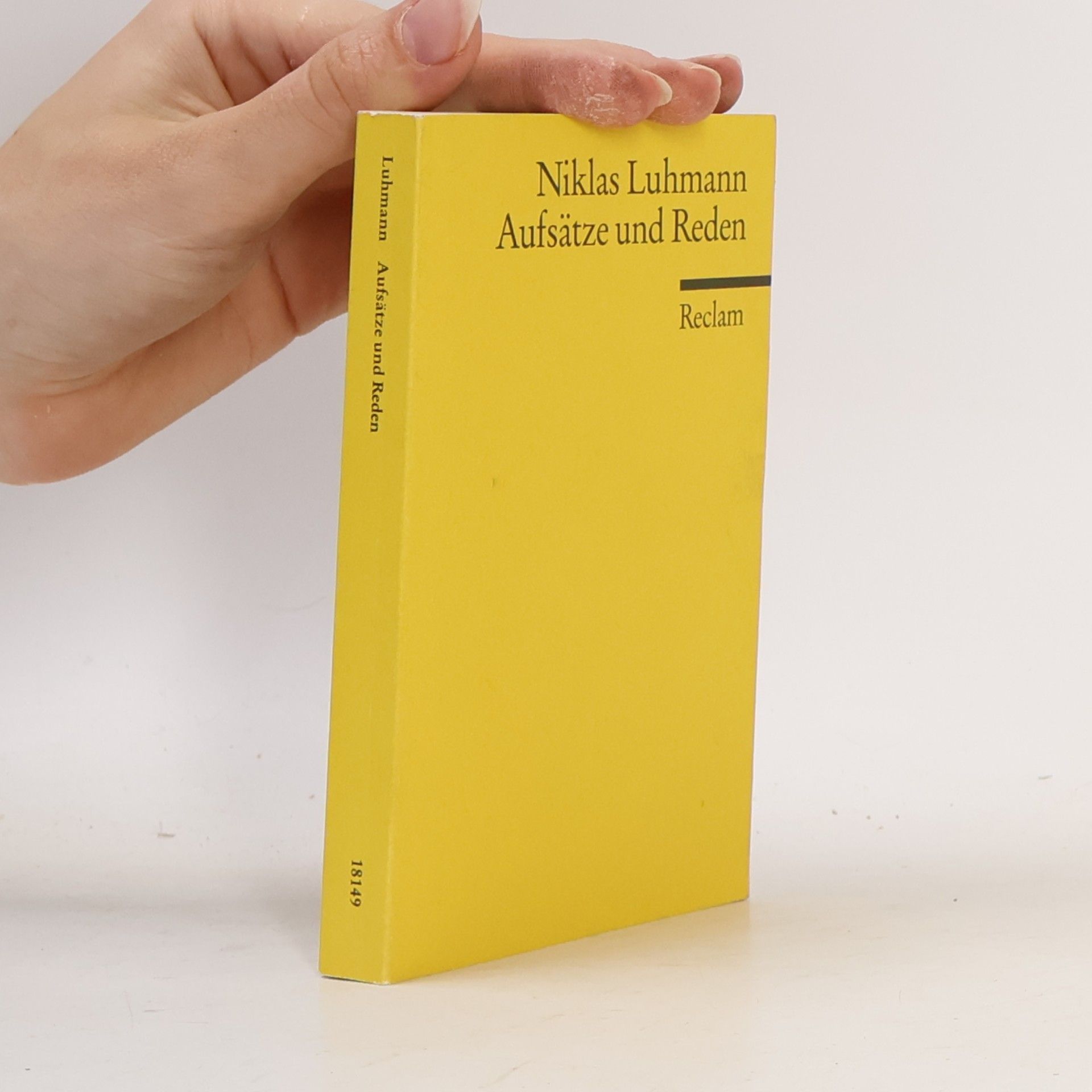 Niklas Luhmann Aufsätze und Reden