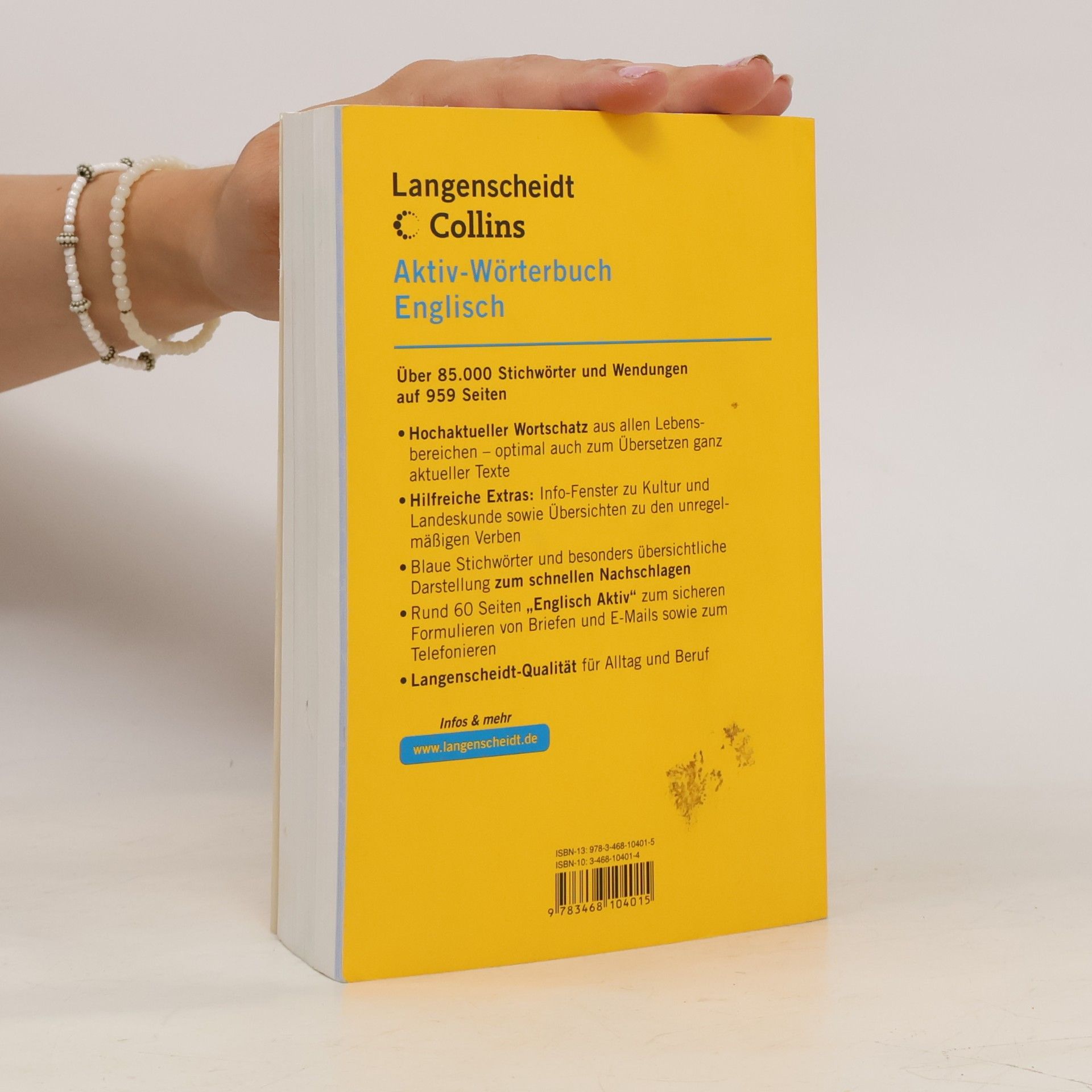 Langenscheidt Collins Aktiv-Wörterbuch Englisch