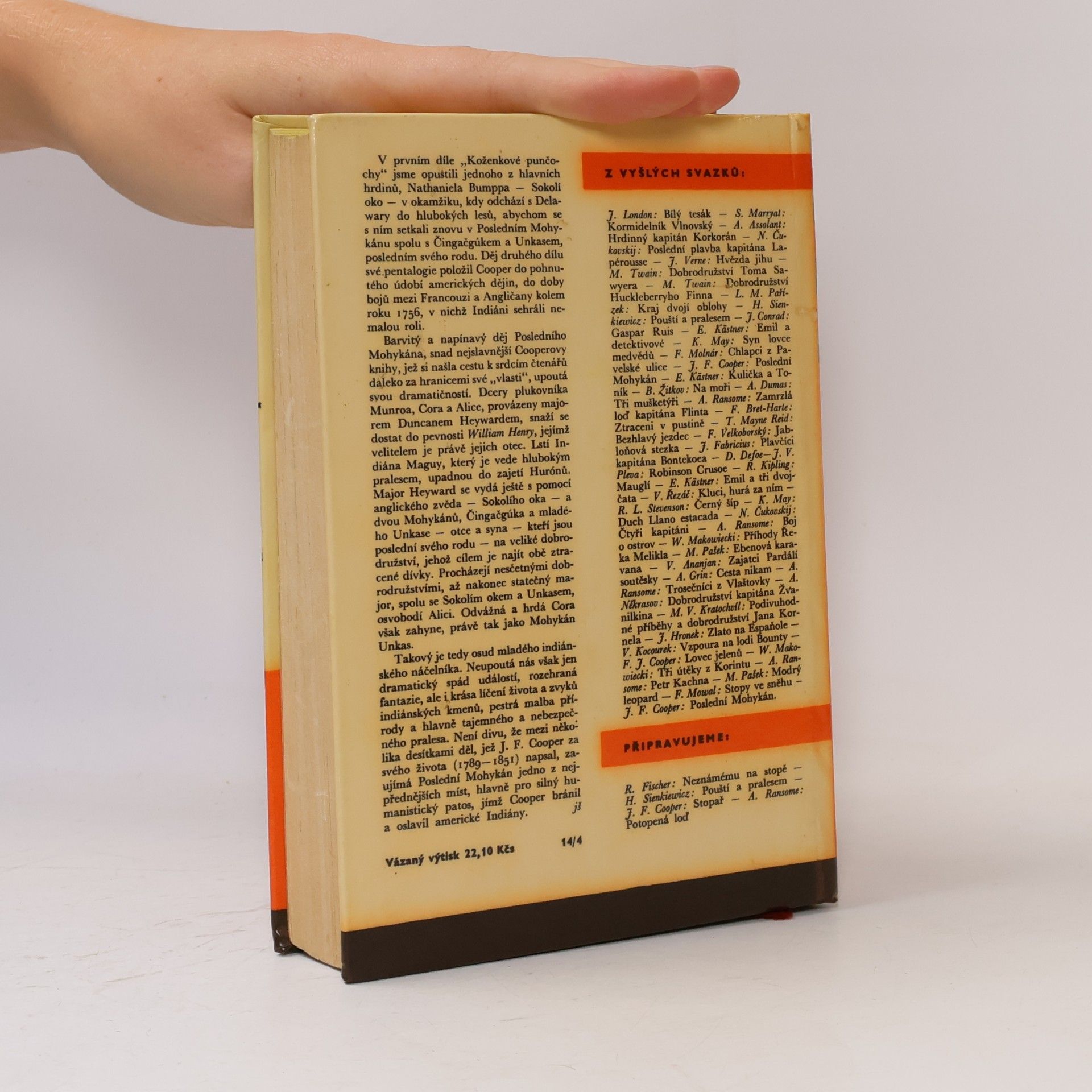 James Fenimore Cooper Poslední mohykán