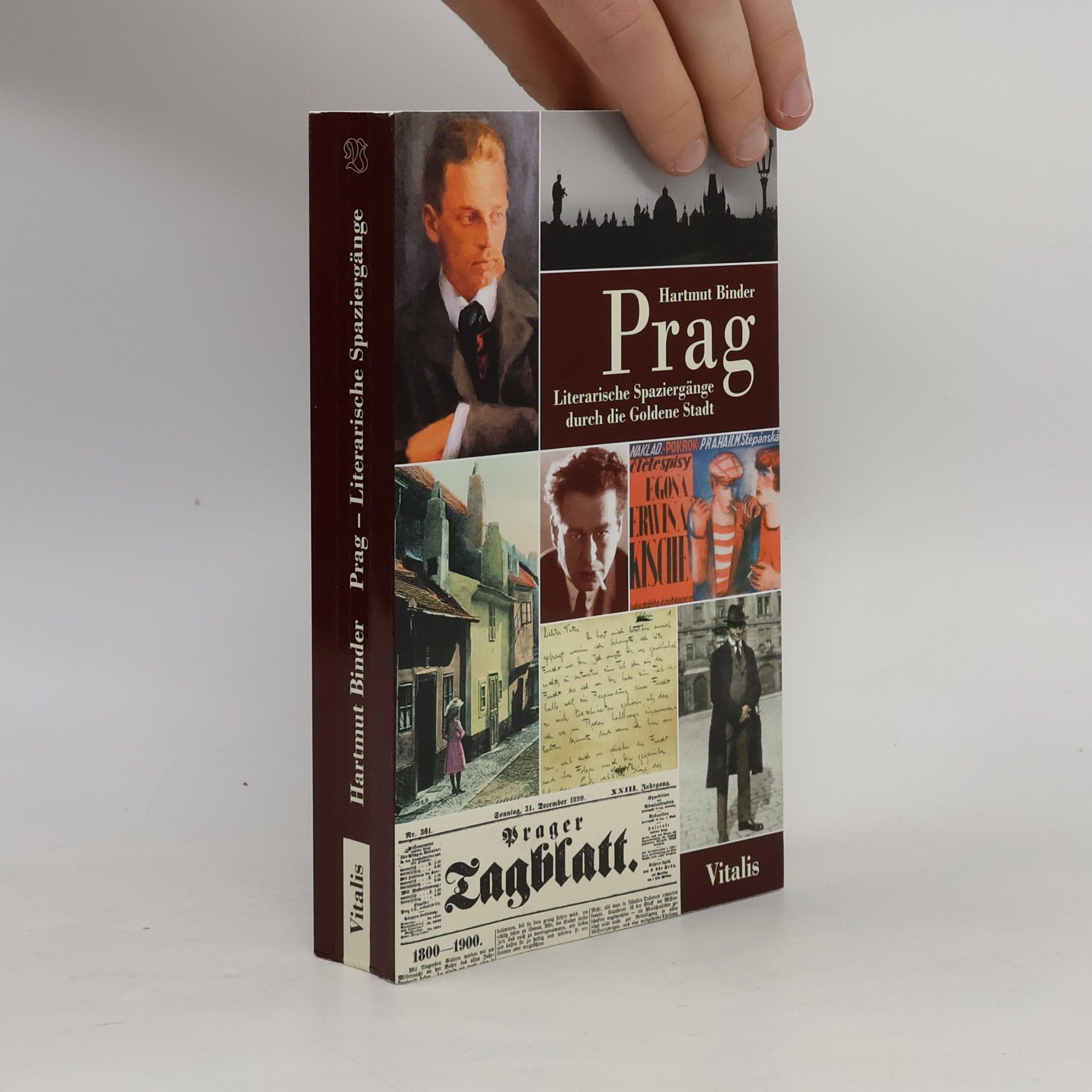 Hartmut Binder Prag : literarische Spaziergänge durch die Goldene Stadt