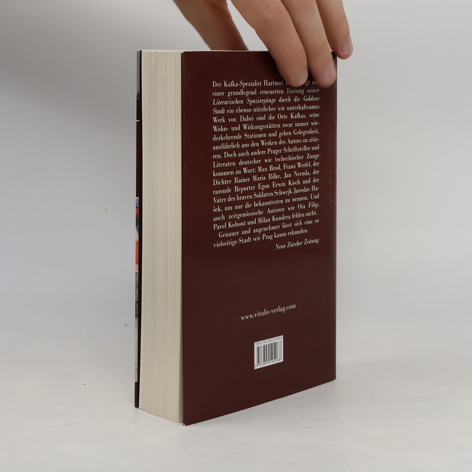 Hartmut Binder Prag : literarische Spaziergänge durch die Goldene Stadt