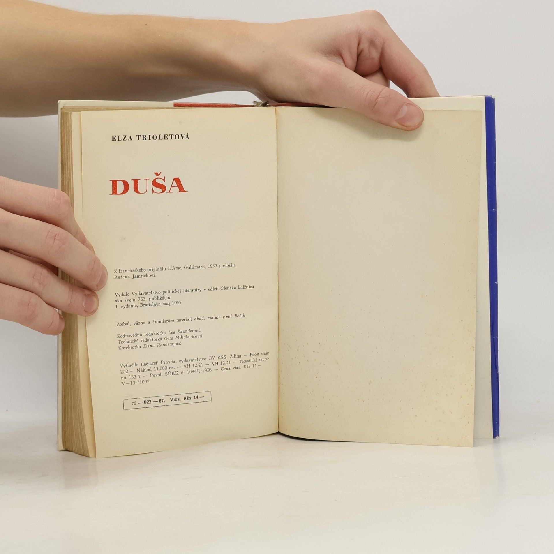 Elza Trioletová Duša