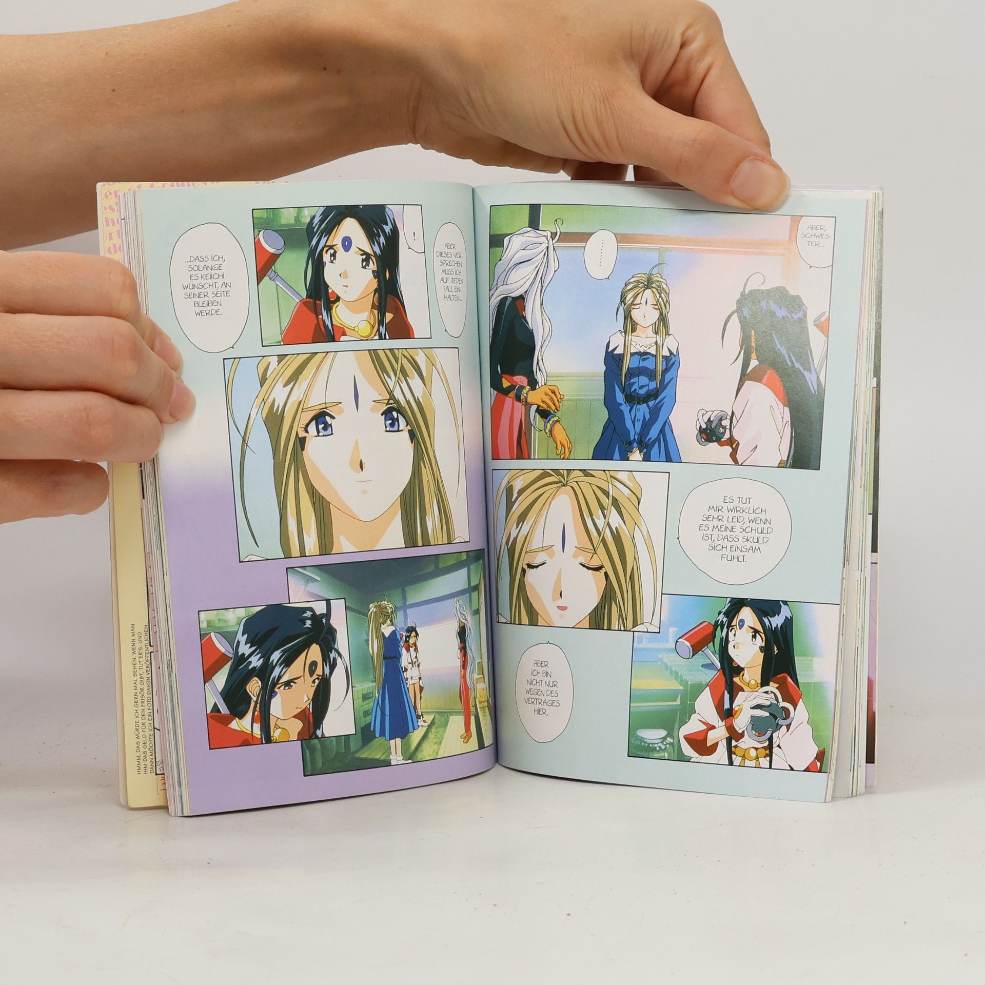 Kōsuke Fujishima Oh! my Goddess Anime Comic. Burning hearts on the road