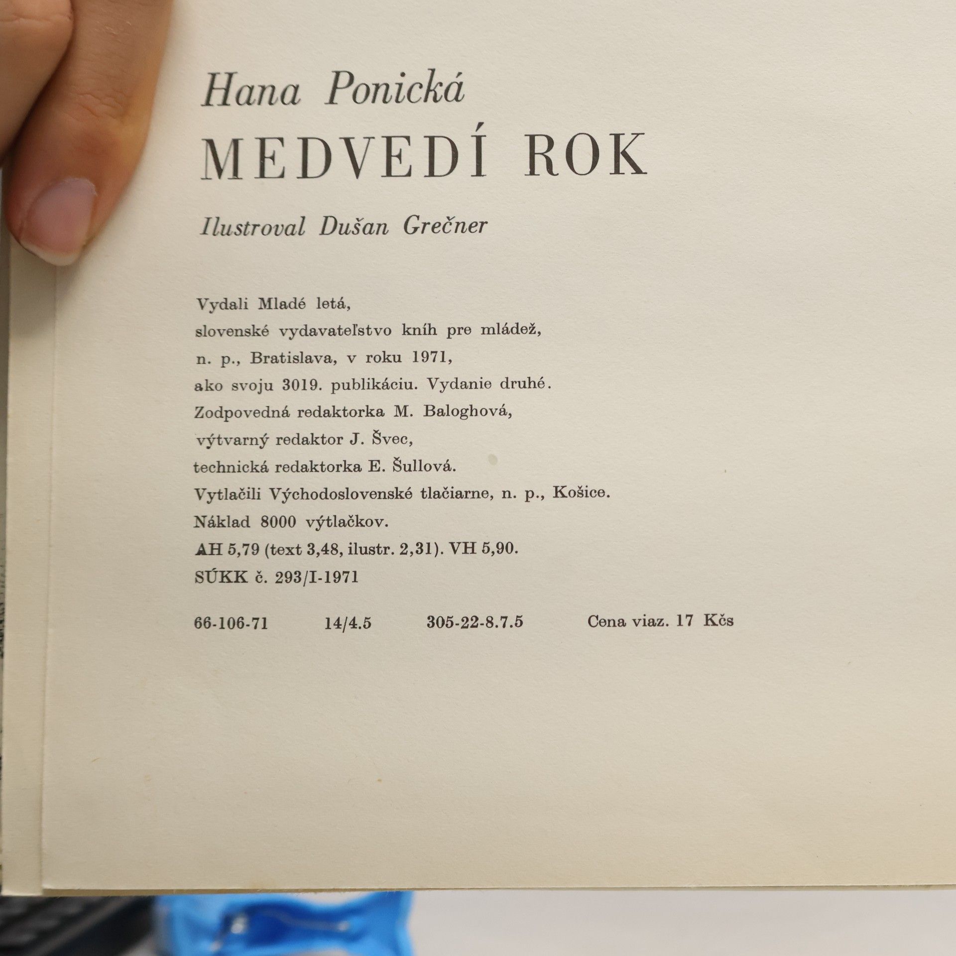 Hana Ponická Medvedí rok