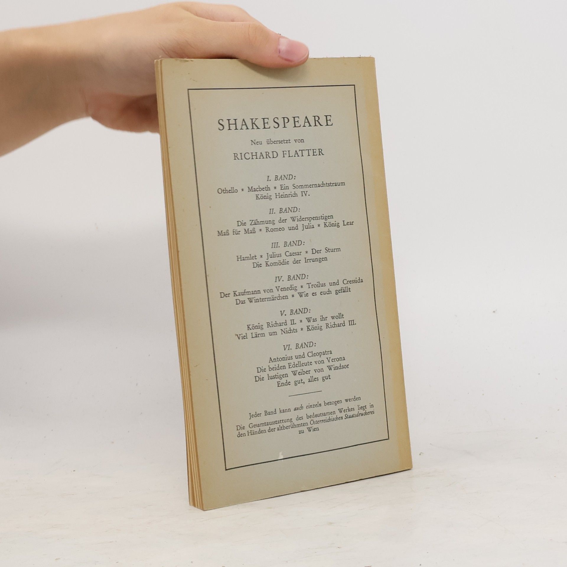 William Shakespeare Antonius und Cleopatra
