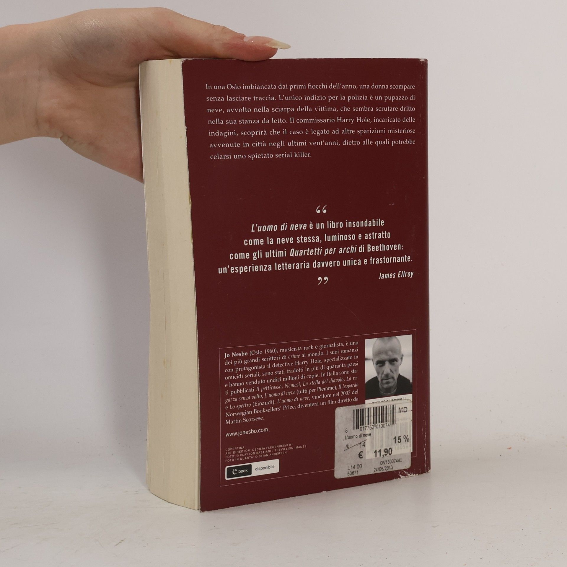 Jo Nesbø L´oumo di neve