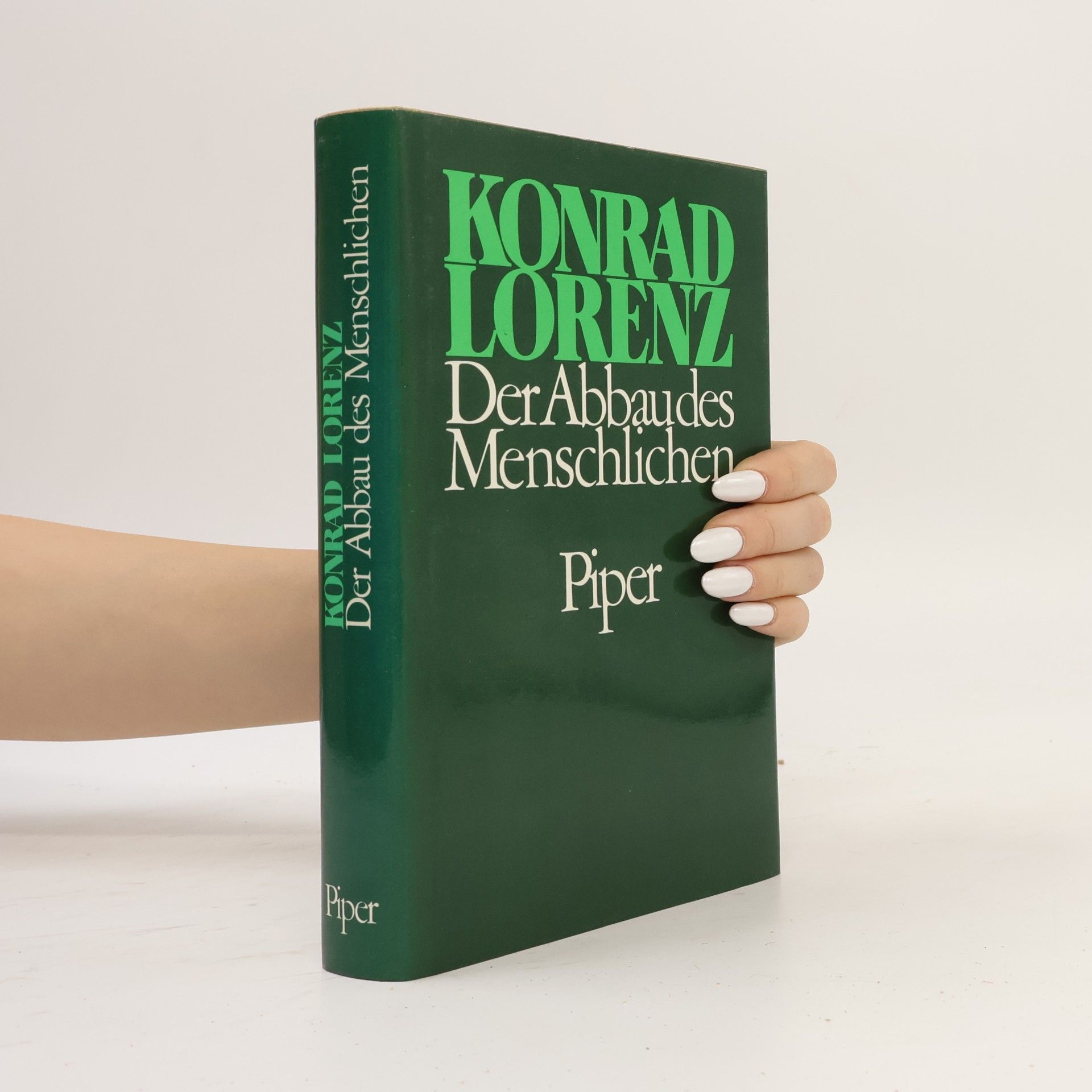Konrad Lorenz Der Abbau des Menschlichen