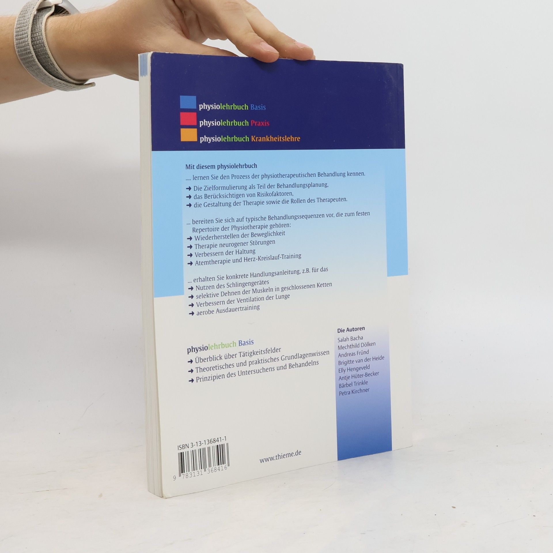 Antje Hüter-Becker Physiolehrbuch Basis: Behandeln in der Physiotherapie