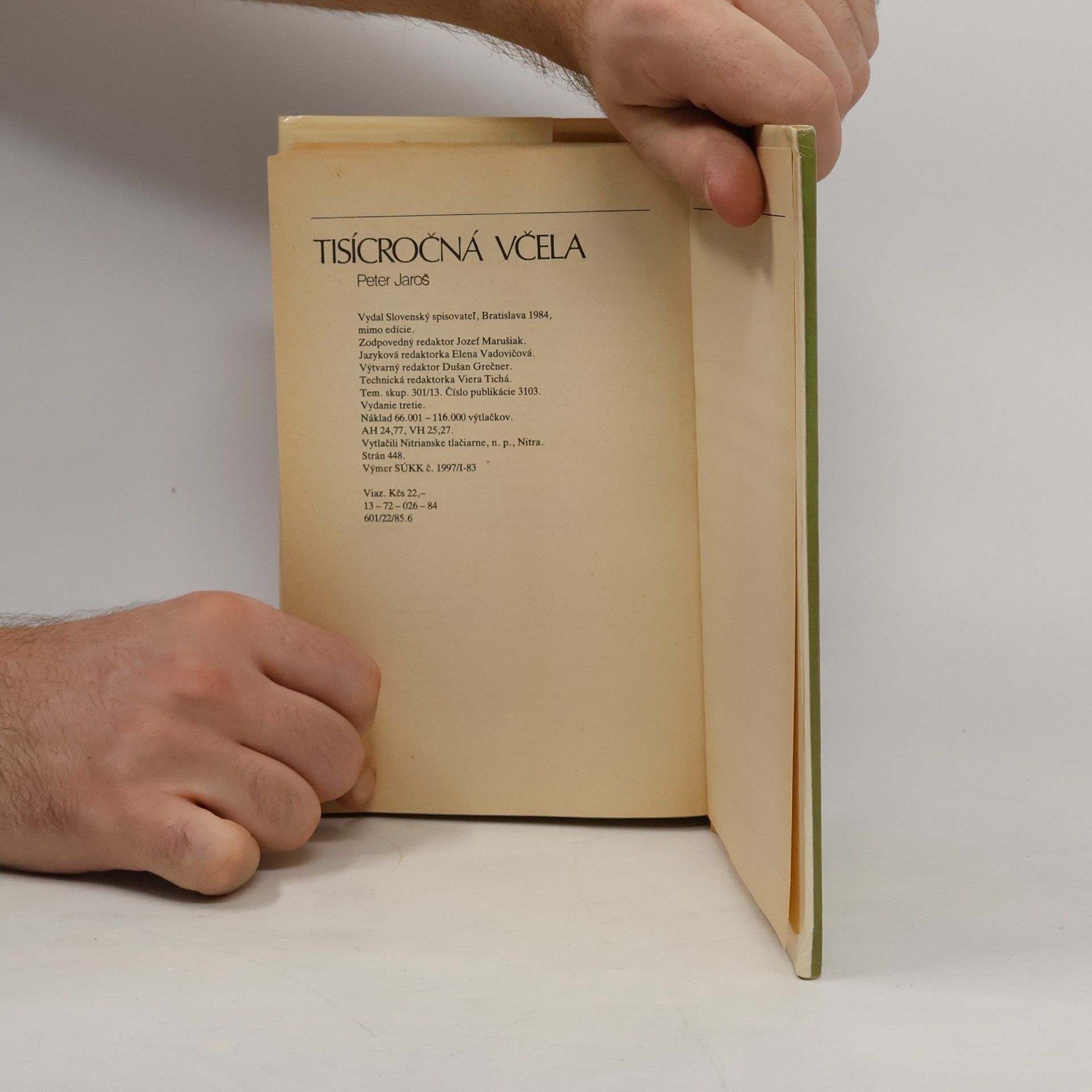 Peter Jaroš Tisícročná včela