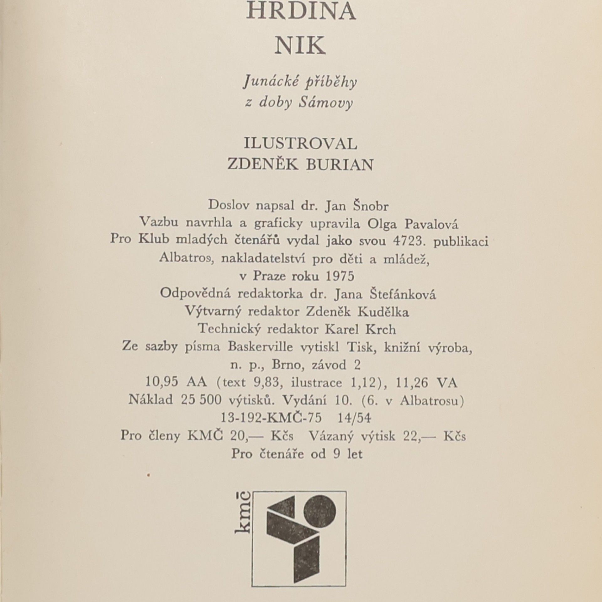 Eduard Štorch Hrdina Nik