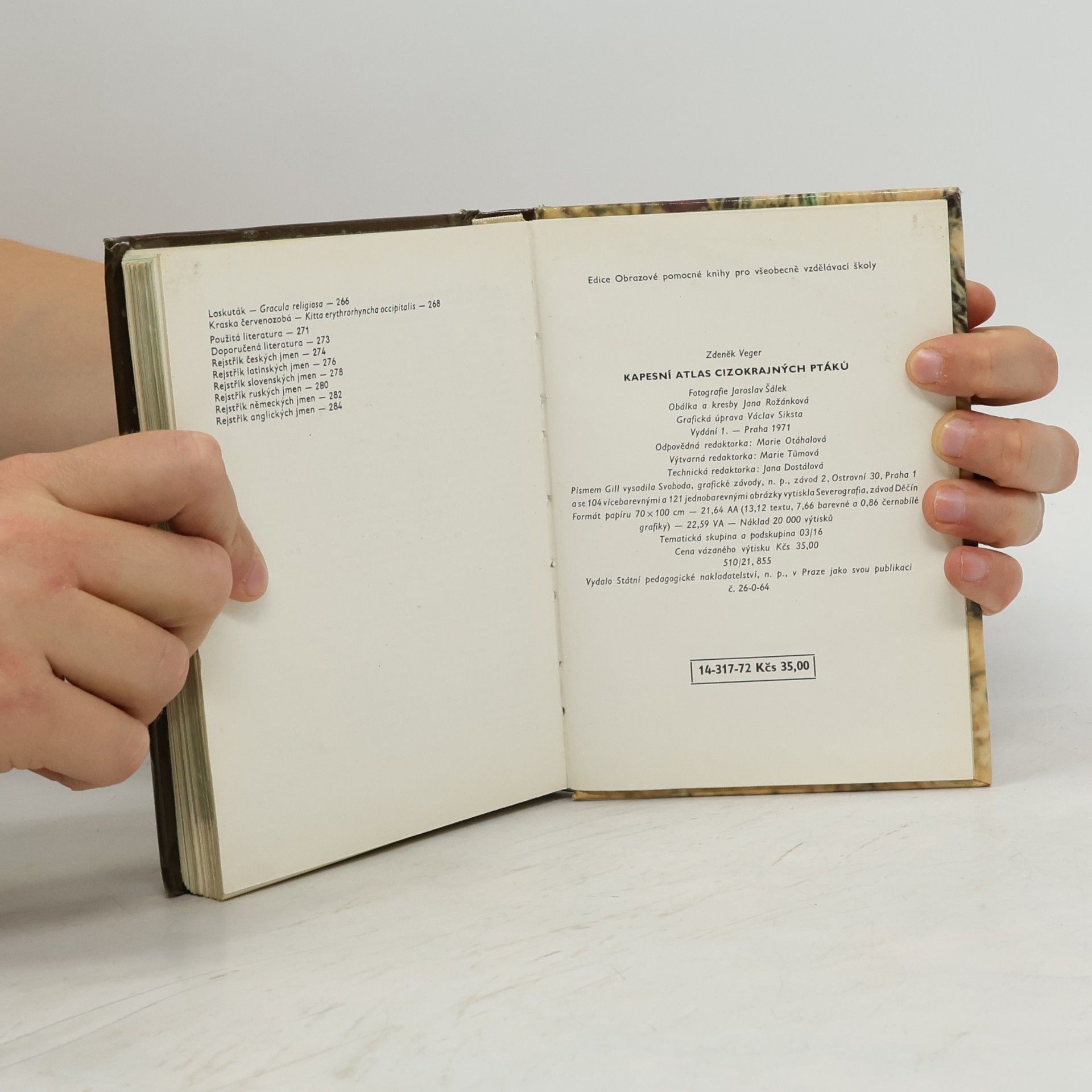 Zdeněk Veger Kapesní atlas cizokrajných ptáků