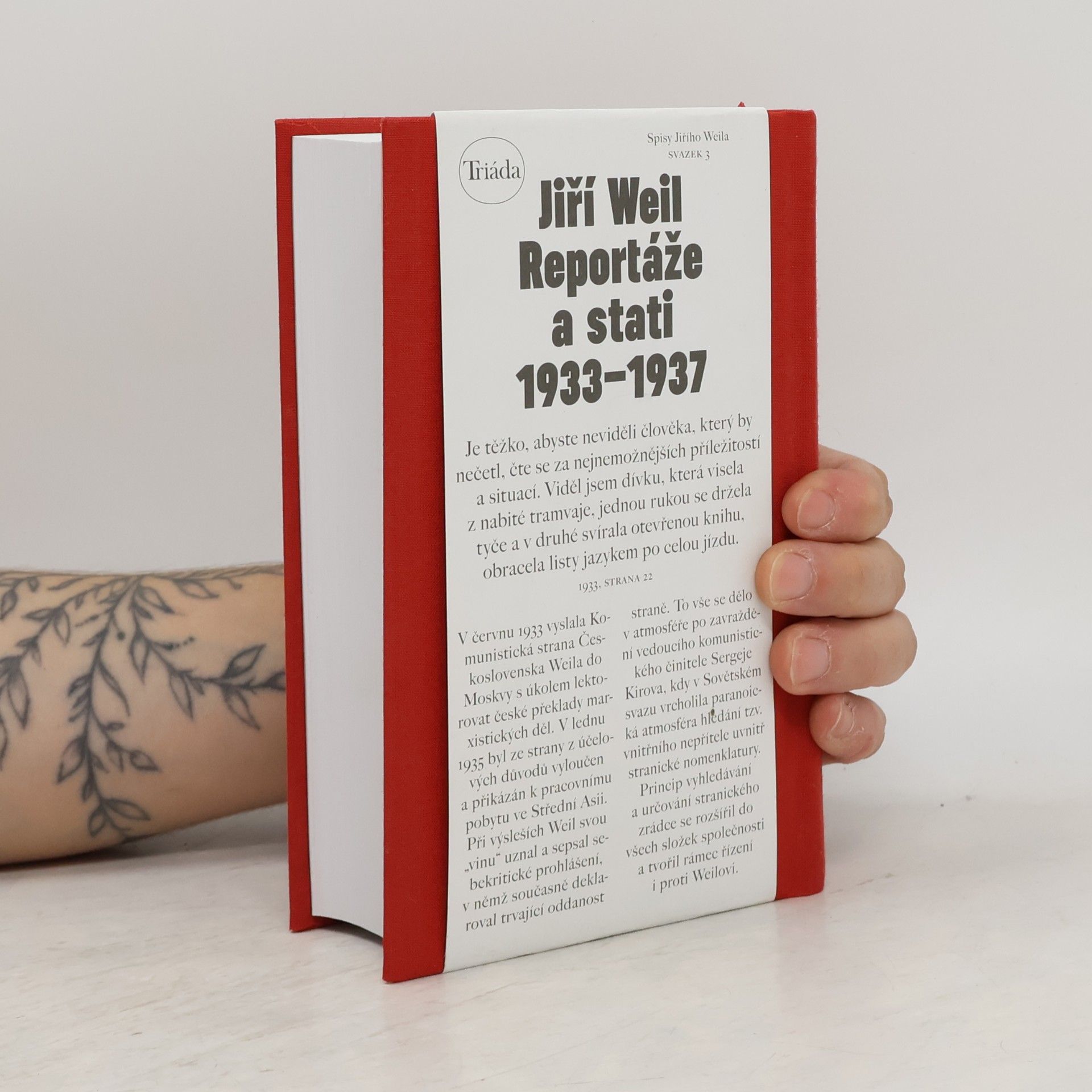 Jiří Weil Reportáže a stati : 1933 - 1937. 3 díl.