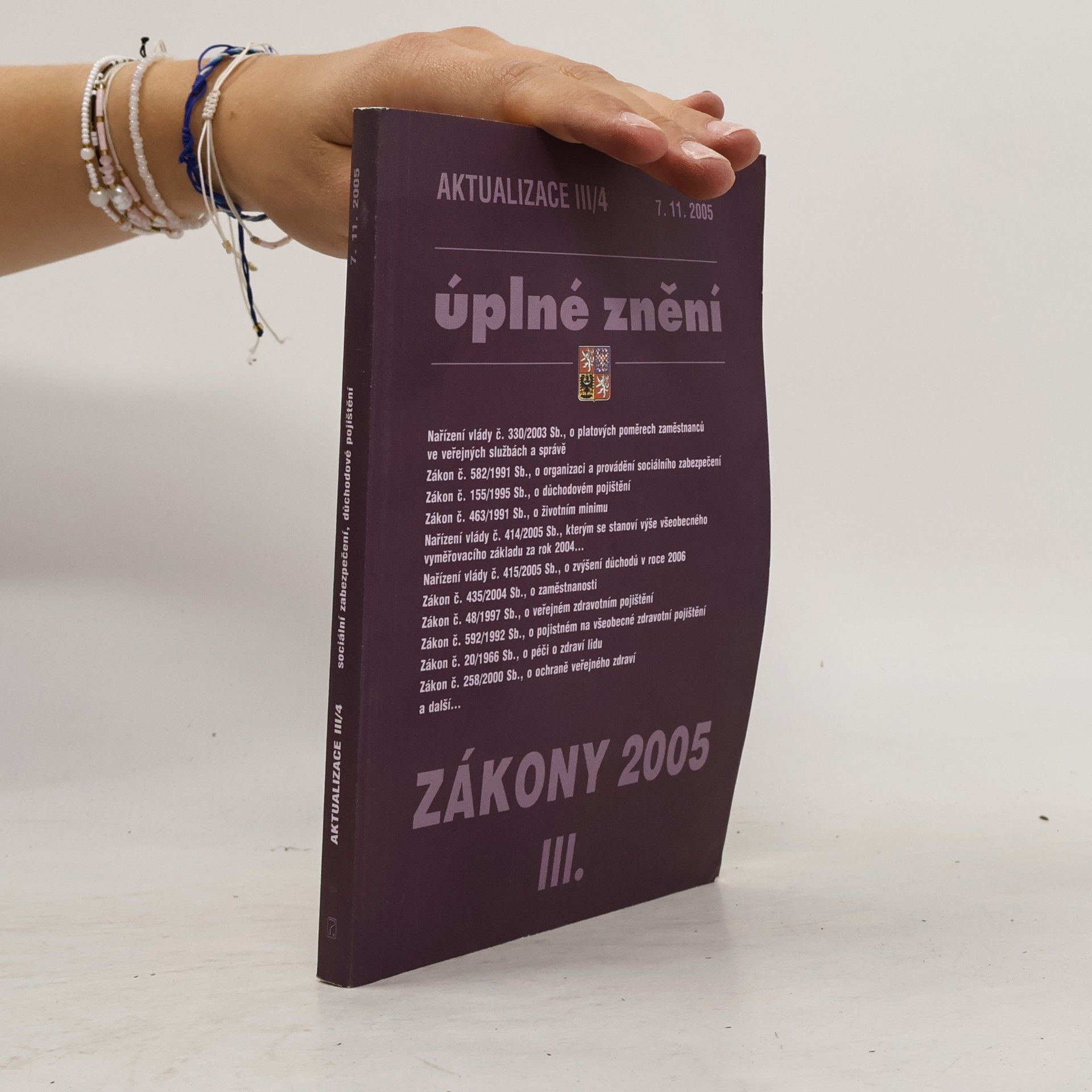 Autorenkollektiv Zákony 2005 III/4