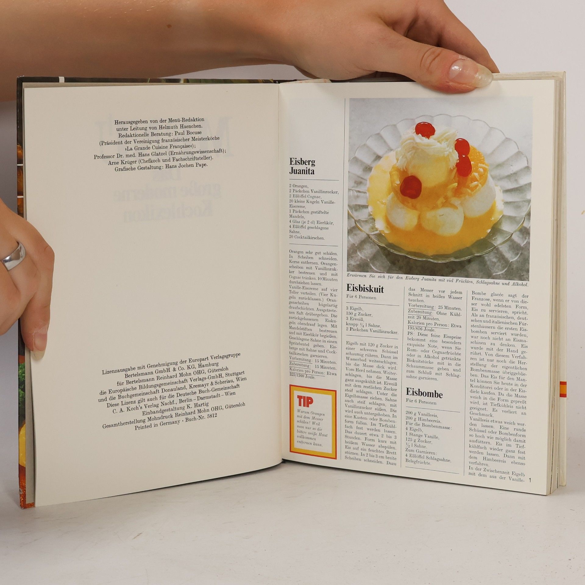 Collectif d'auteurs Menu. Das große moderne Kochlexikon 3. Eis-Gef