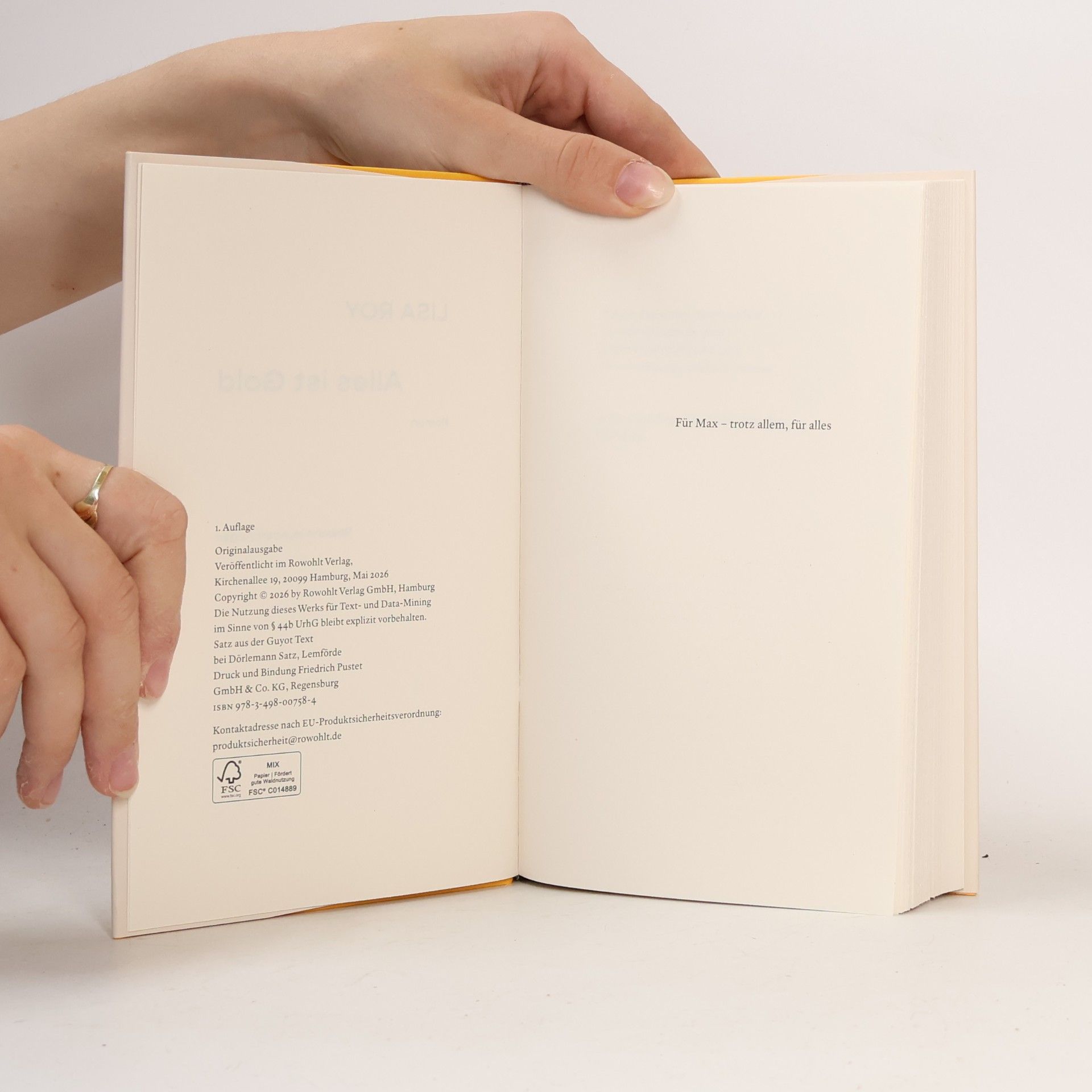 Lisa Roy Hundert Augen: Alles ist Gold