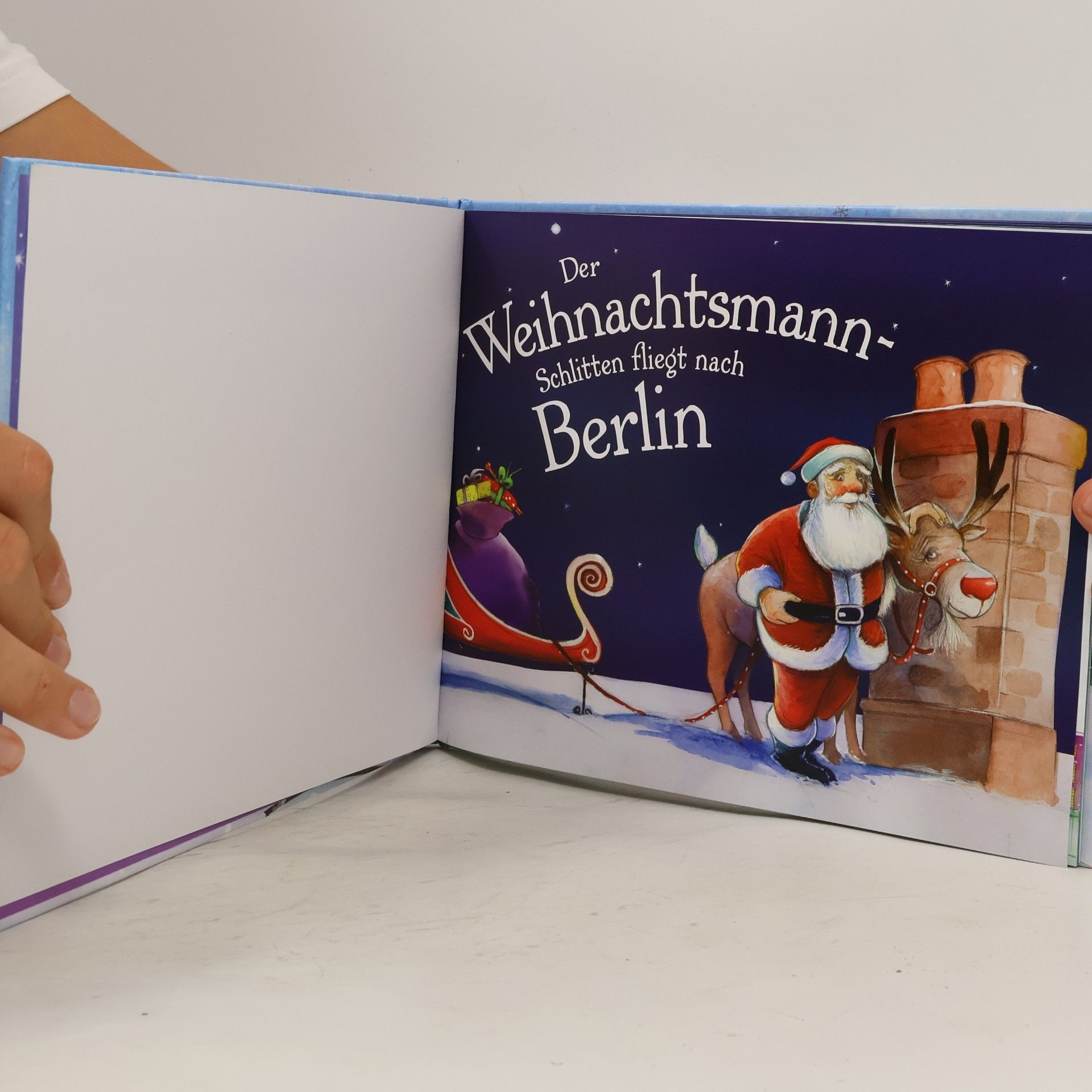 Eric James Der Weihnachtsmann-Schlitten fliegt nach Berlin