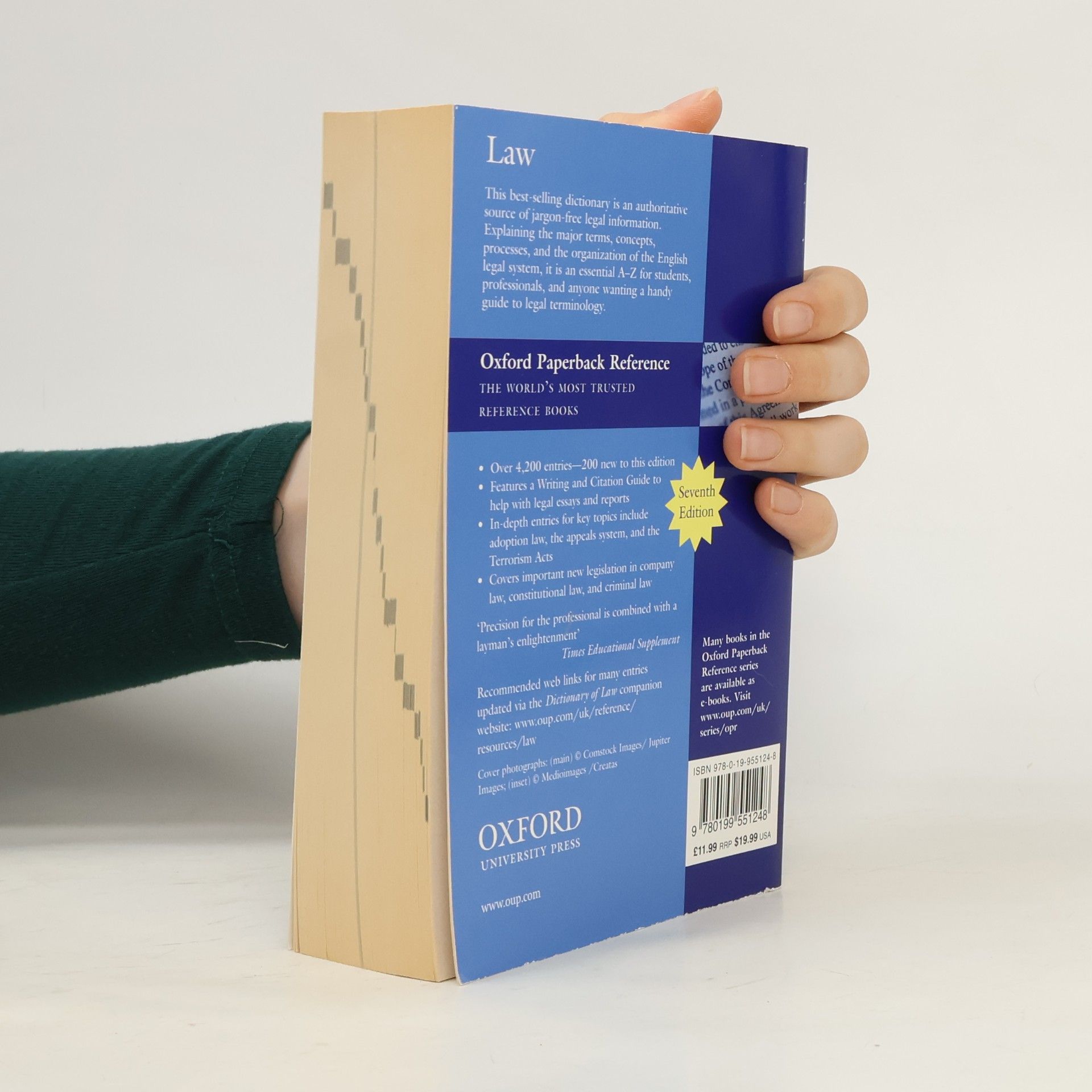 Various authors Oxford: Dictionary of Law