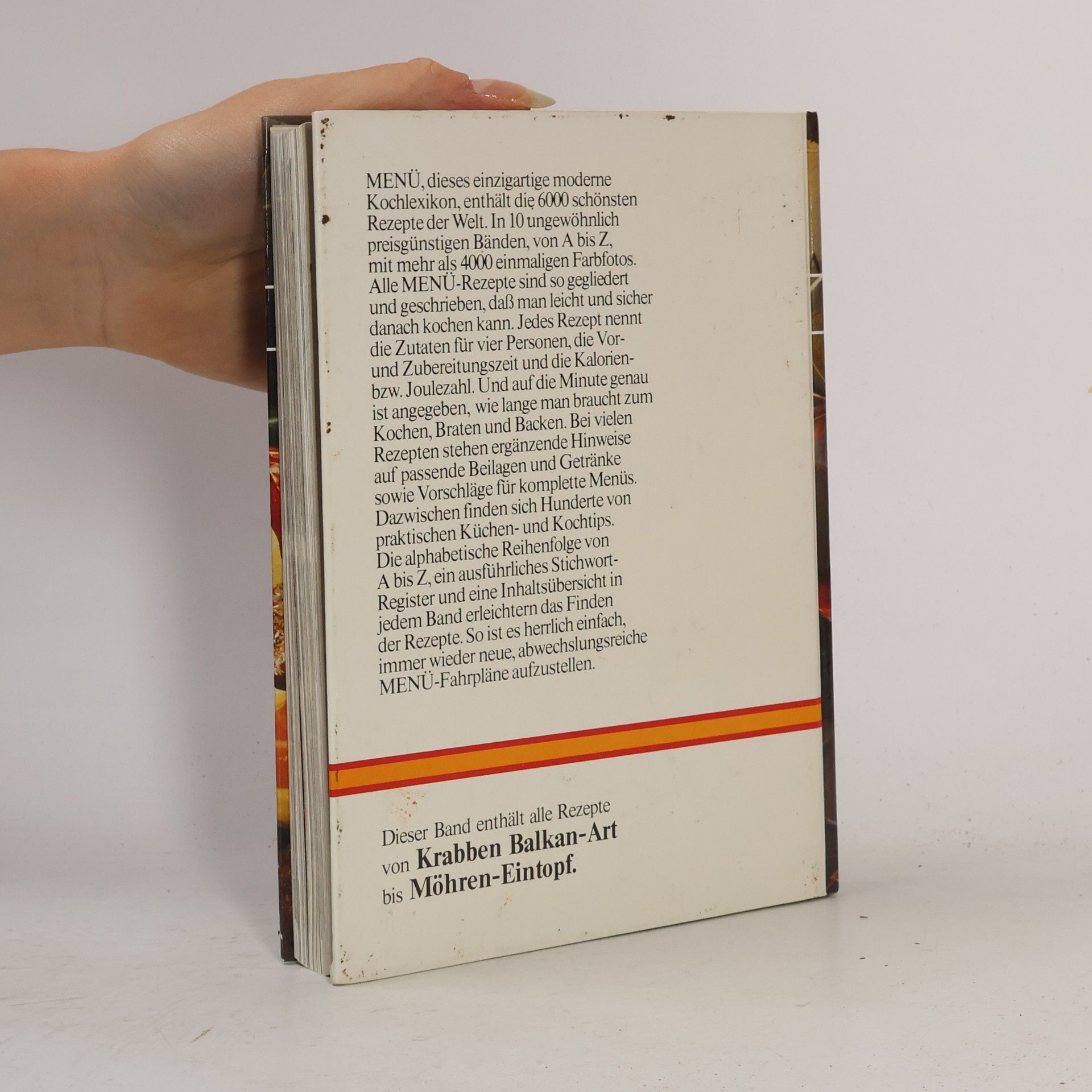 Autorenkollektiv Menu. Das große moderne Kochlexikon 6