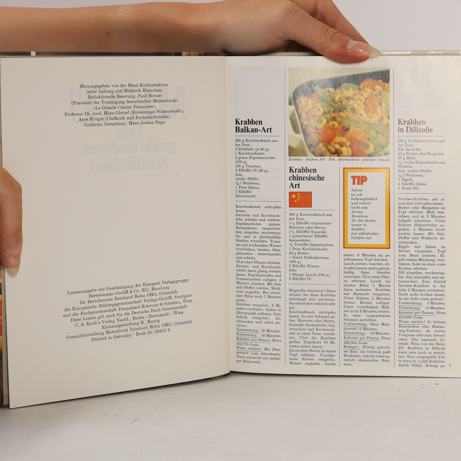 Autorenkollektiv Menu. Das große moderne Kochlexikon 6