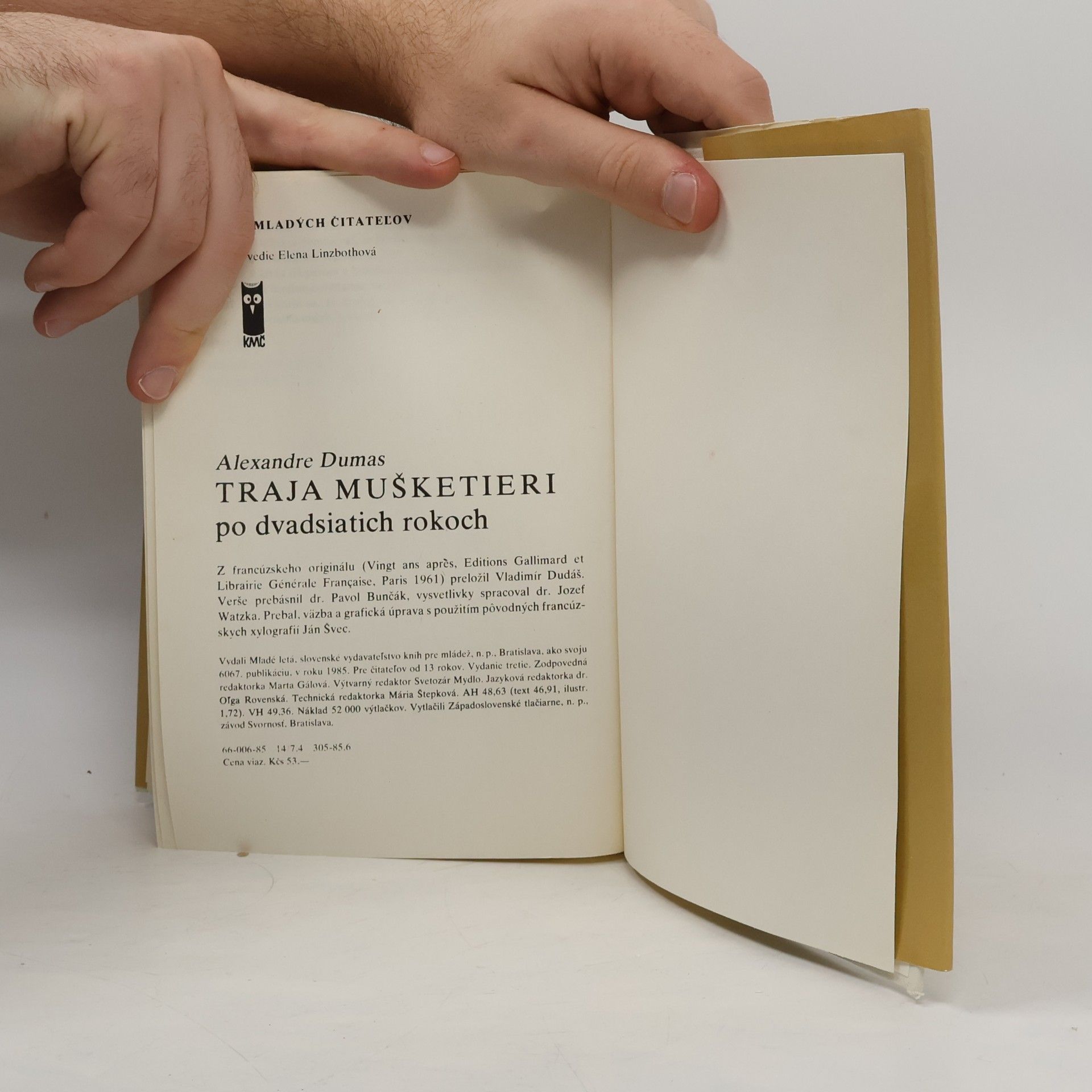 Alexandre Dumas starší Traja mušketieri po dvadsiatich rokoch