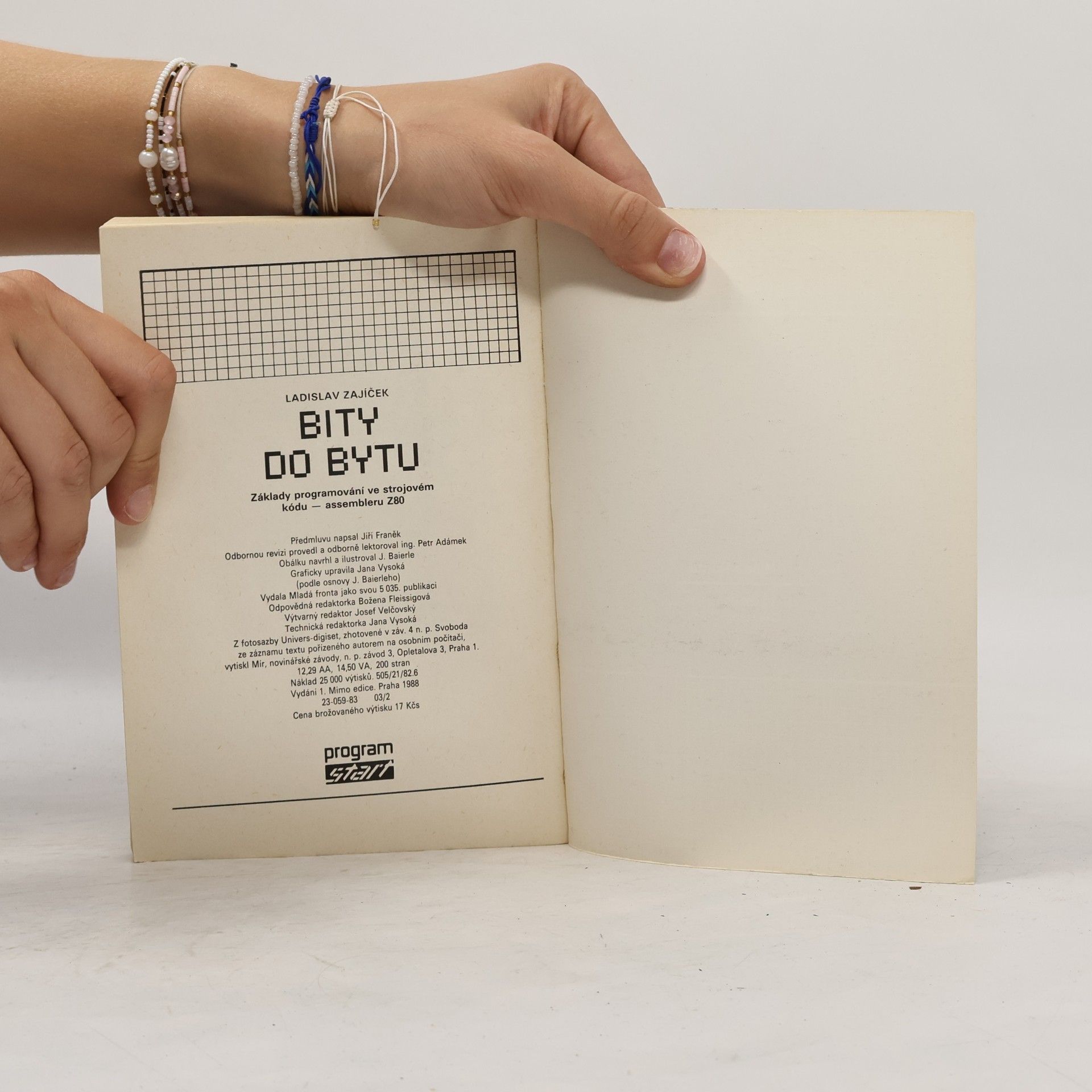 Ladislav Zajíček Bity do bytu: Základy programování ve strojovém kódu - assembleru Z80