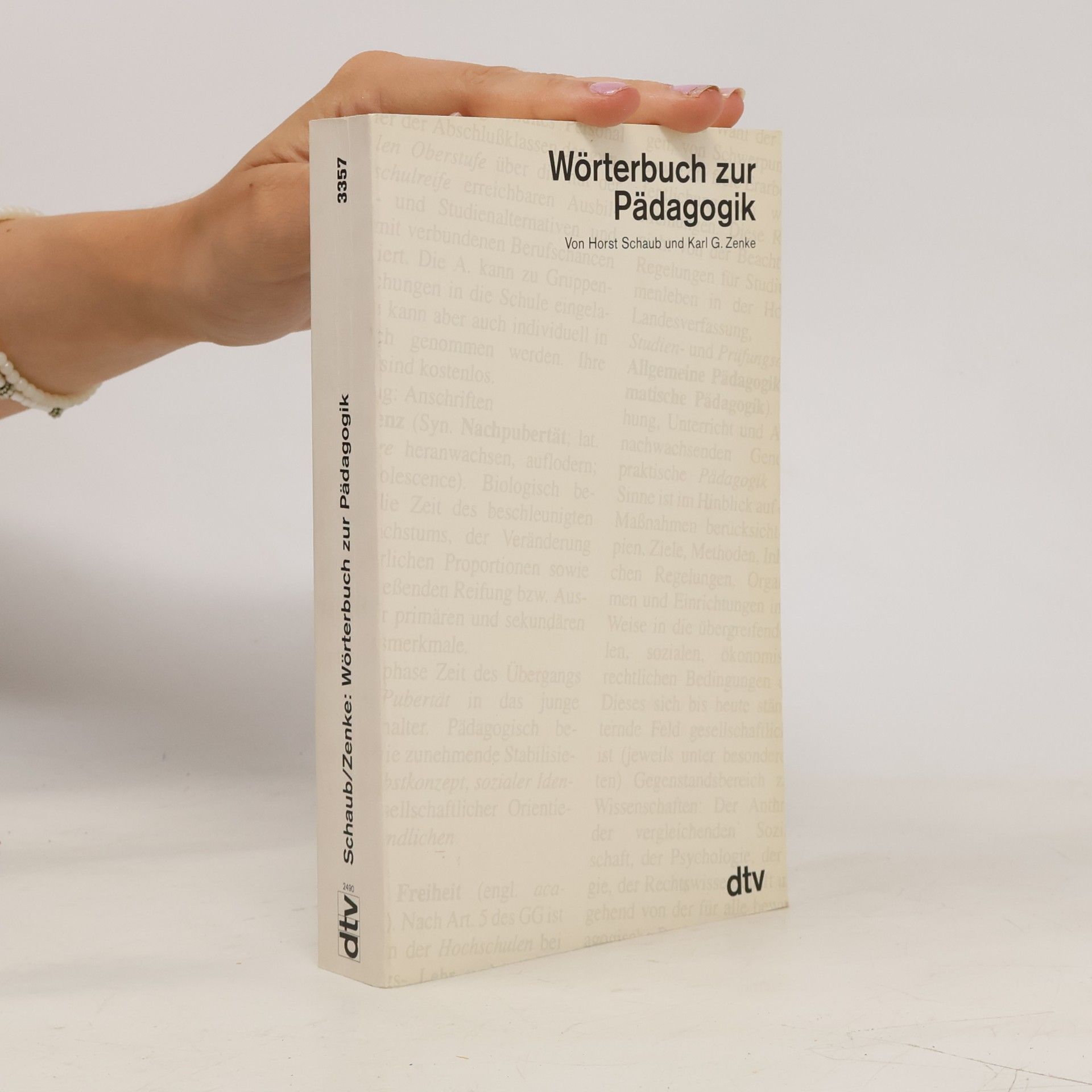 Horst Schaub Wörterbuch zur Pädagogik