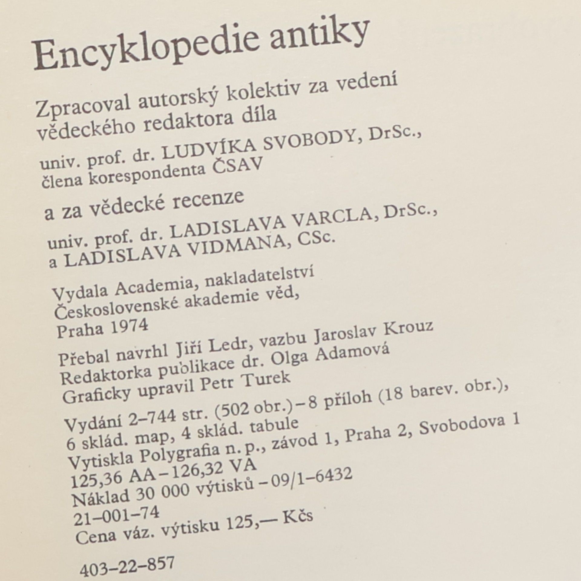 Ludvík Svoboda Encyklopedie antiky