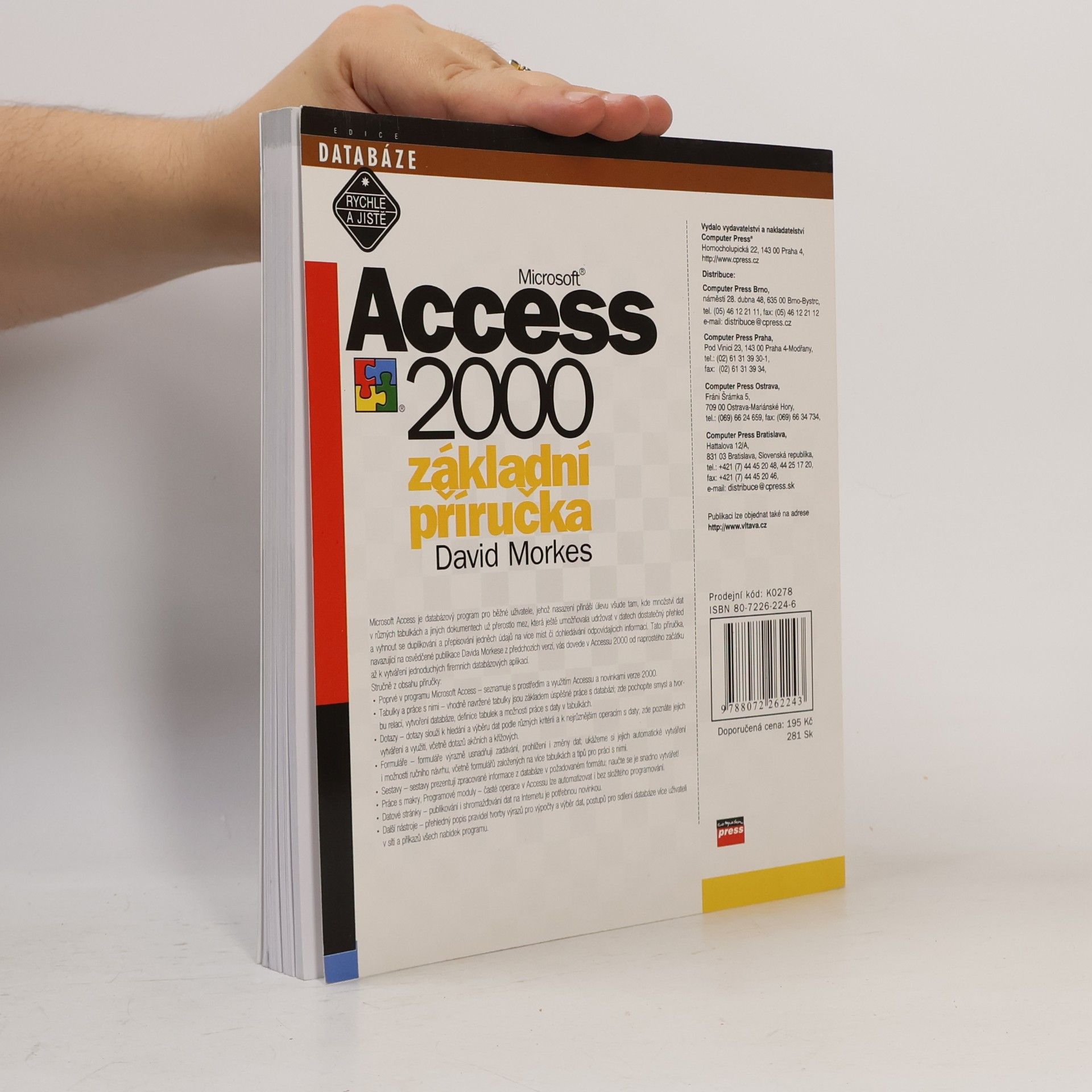 David Morkes Microsoft Access 2000 - Základní příručka