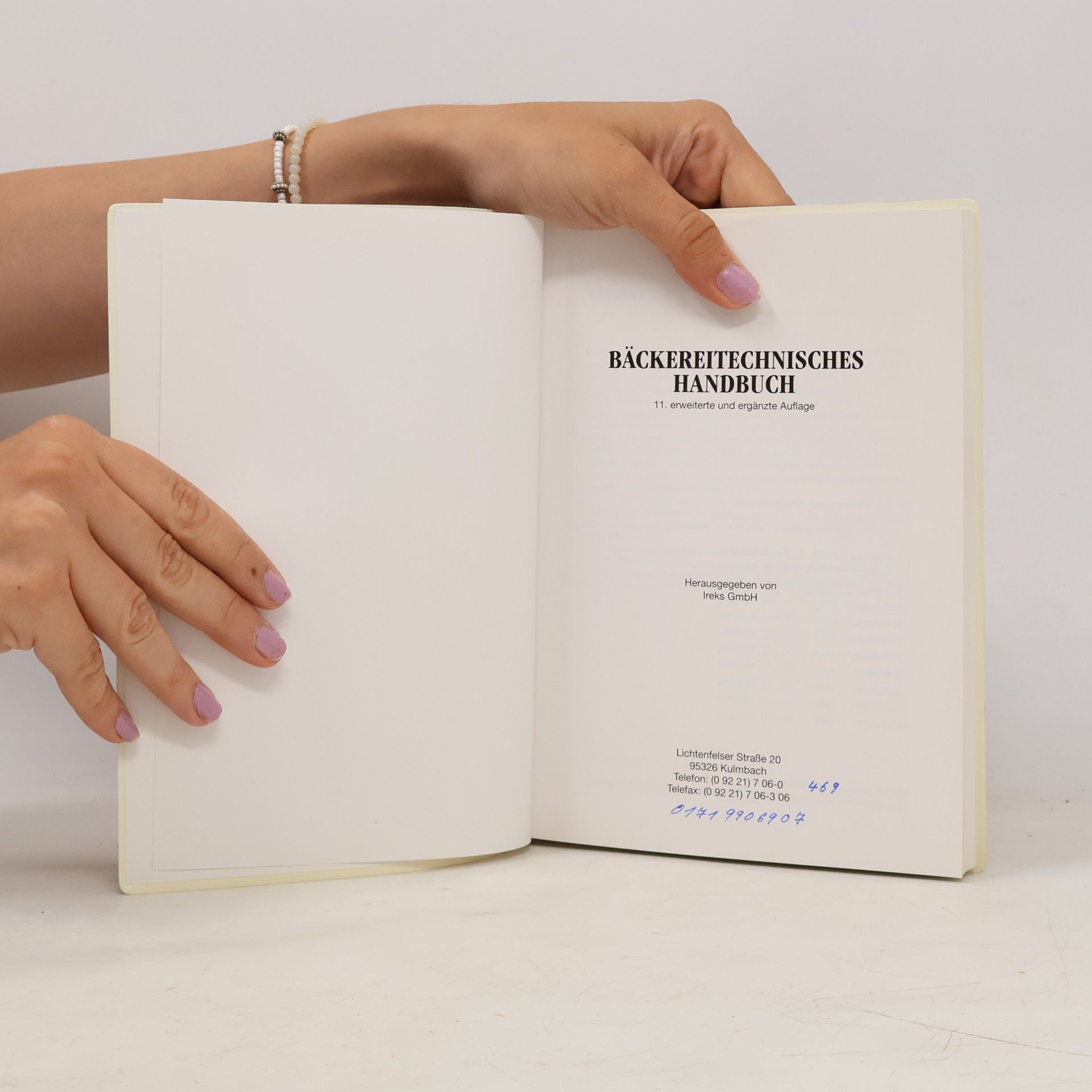 Autorenkollektiv Bäckereitechnisches Handbuch