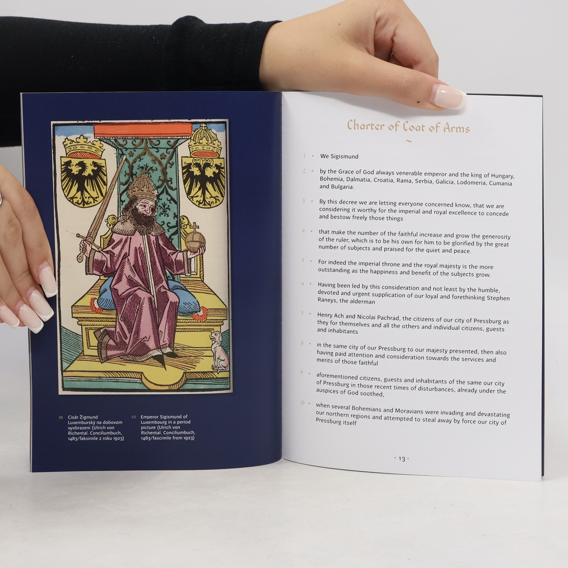 Autorenkollektiv 1436 Erbové privilégium Žikmunda Luxembuského. 1436 Charter of Sigismund of Luxembourg