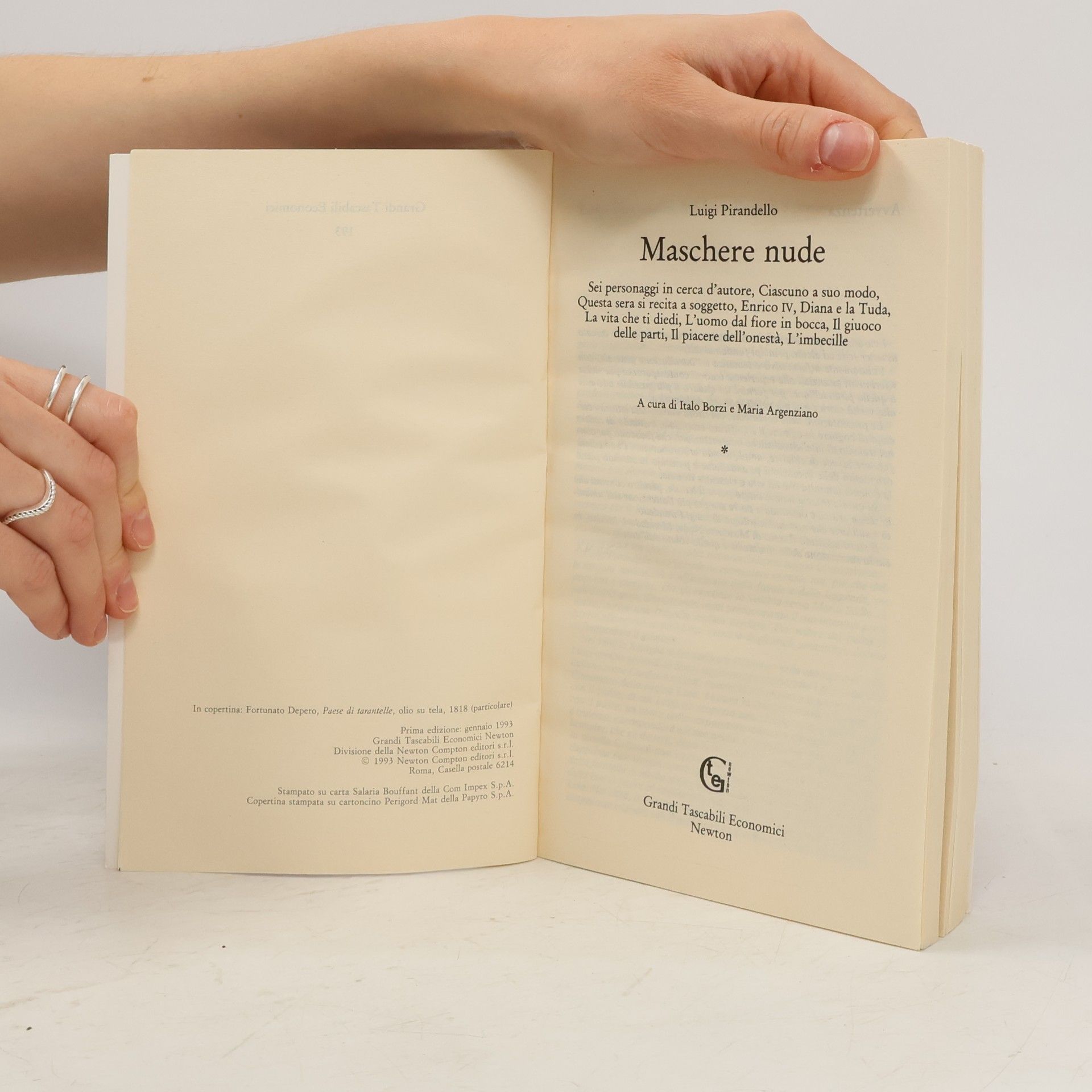 Luigi Pirandello Maschere nude 1-4