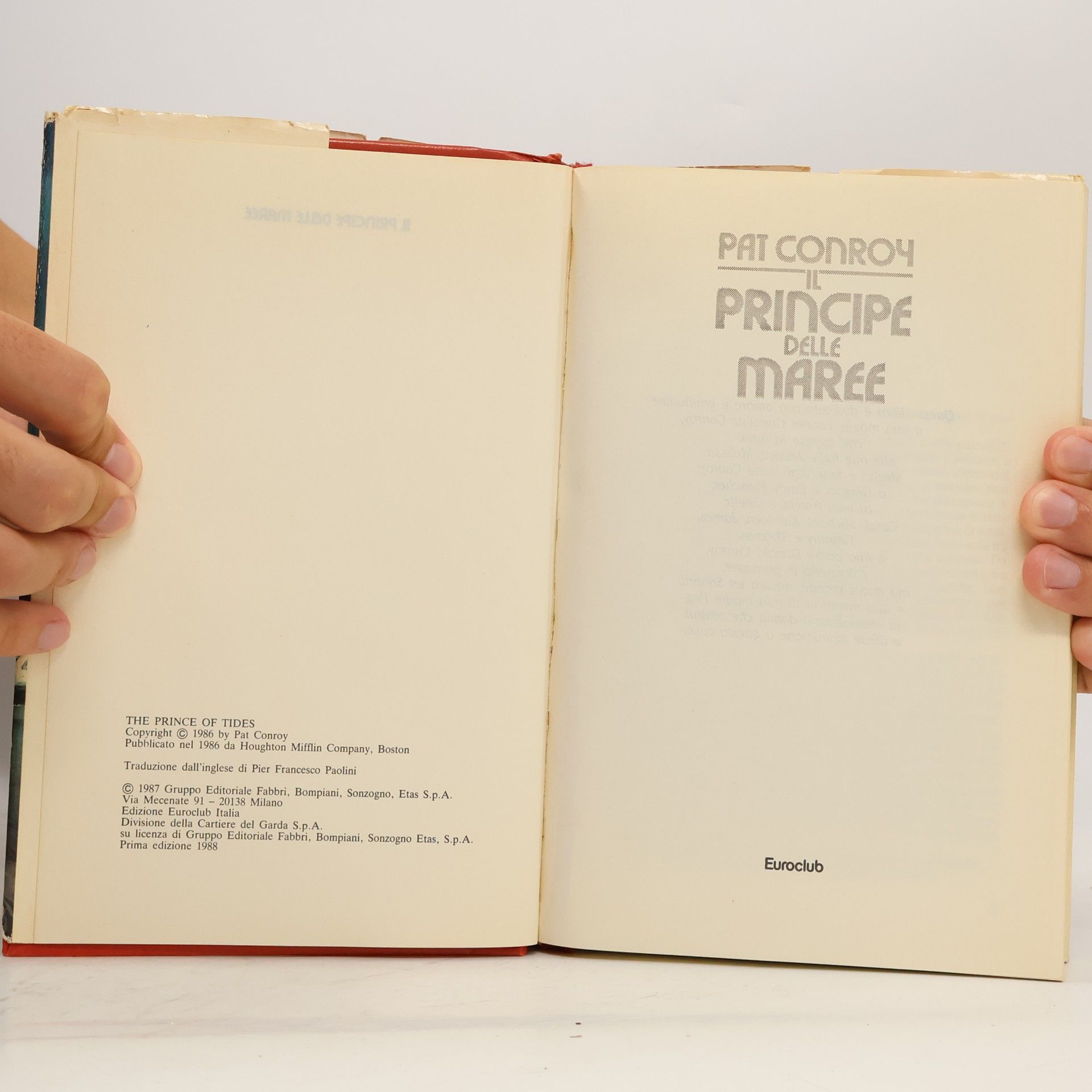Pat Conroy Il principe delle maree