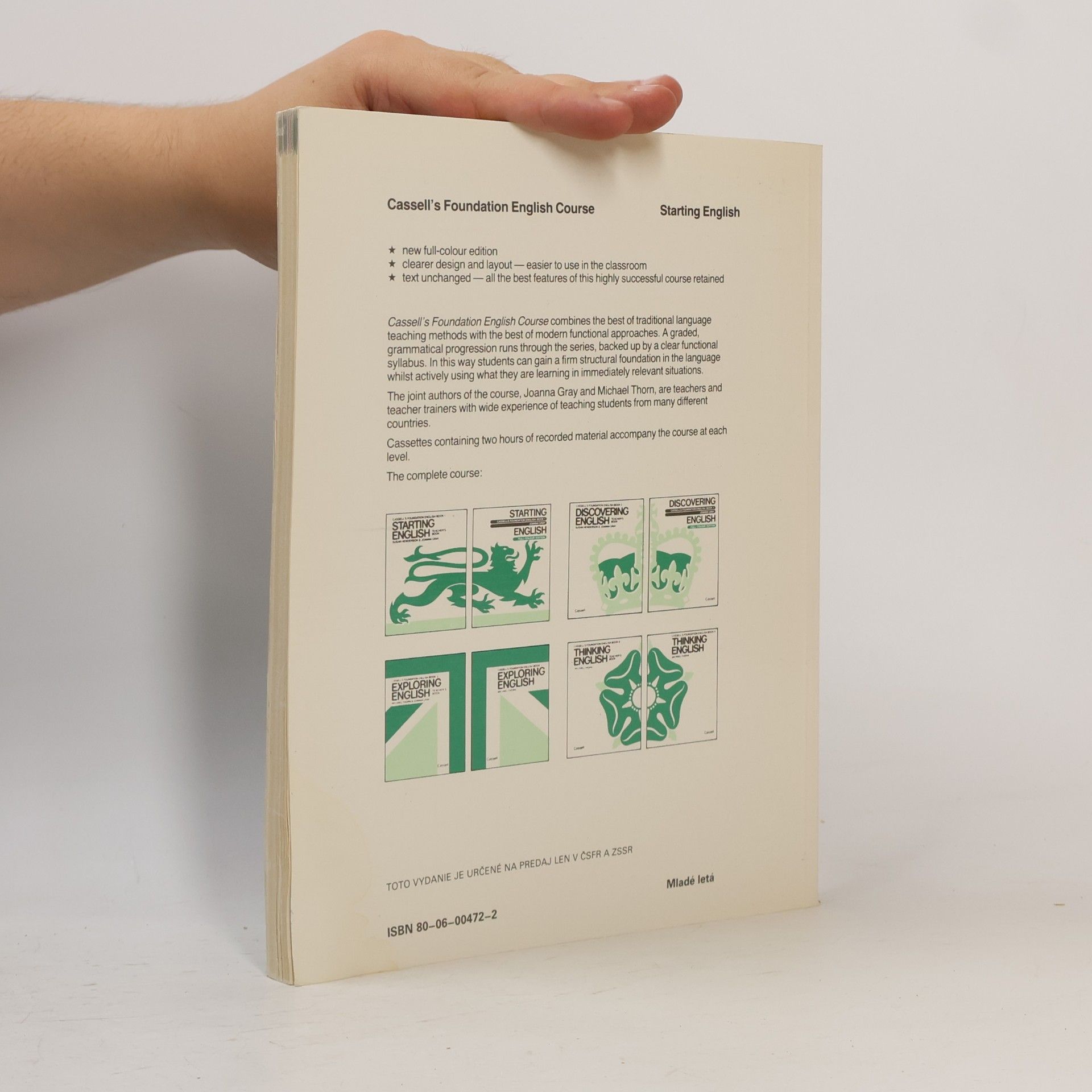 Joanna Gray Starting English : a beginner's course