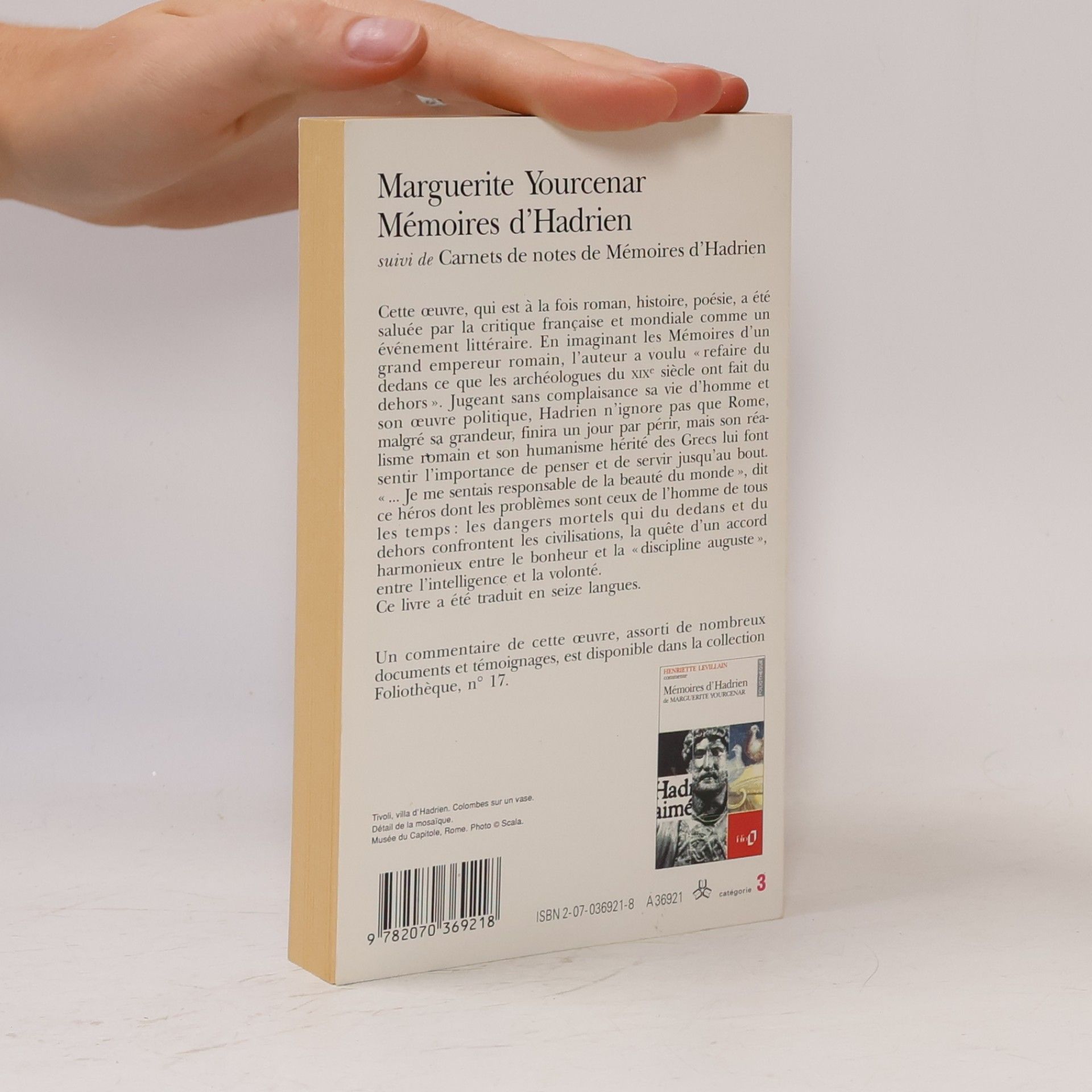 Marguerite Yourcenar Mémoires d'Hadrien