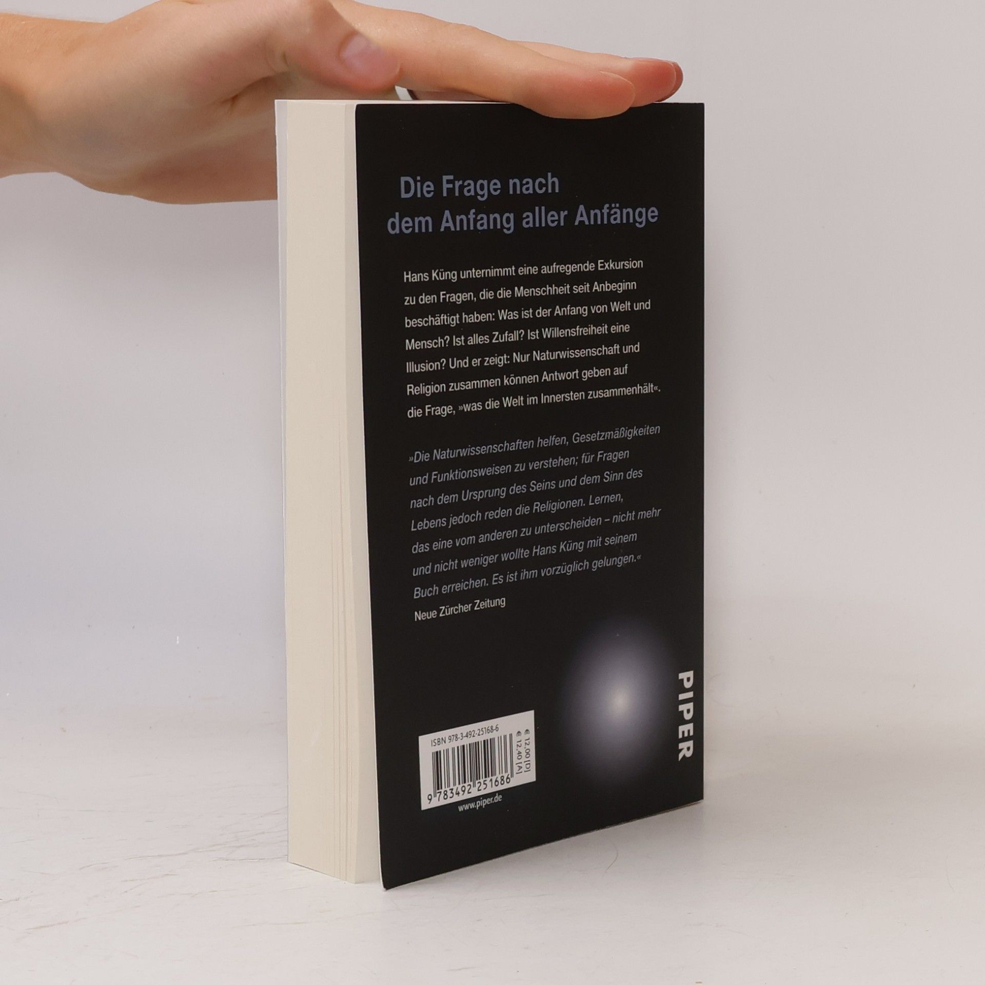 Hans Küng Der Anfang aller Dinge