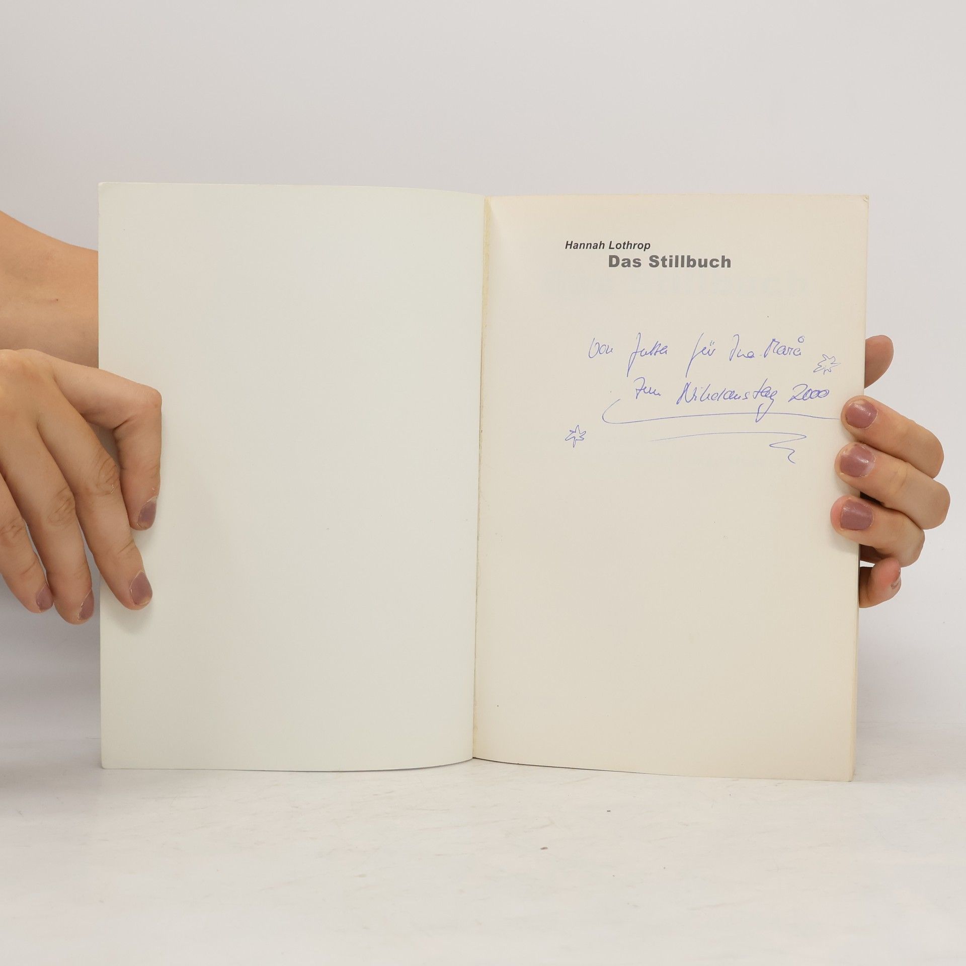 Hannah Lothrop Das Stillbuch