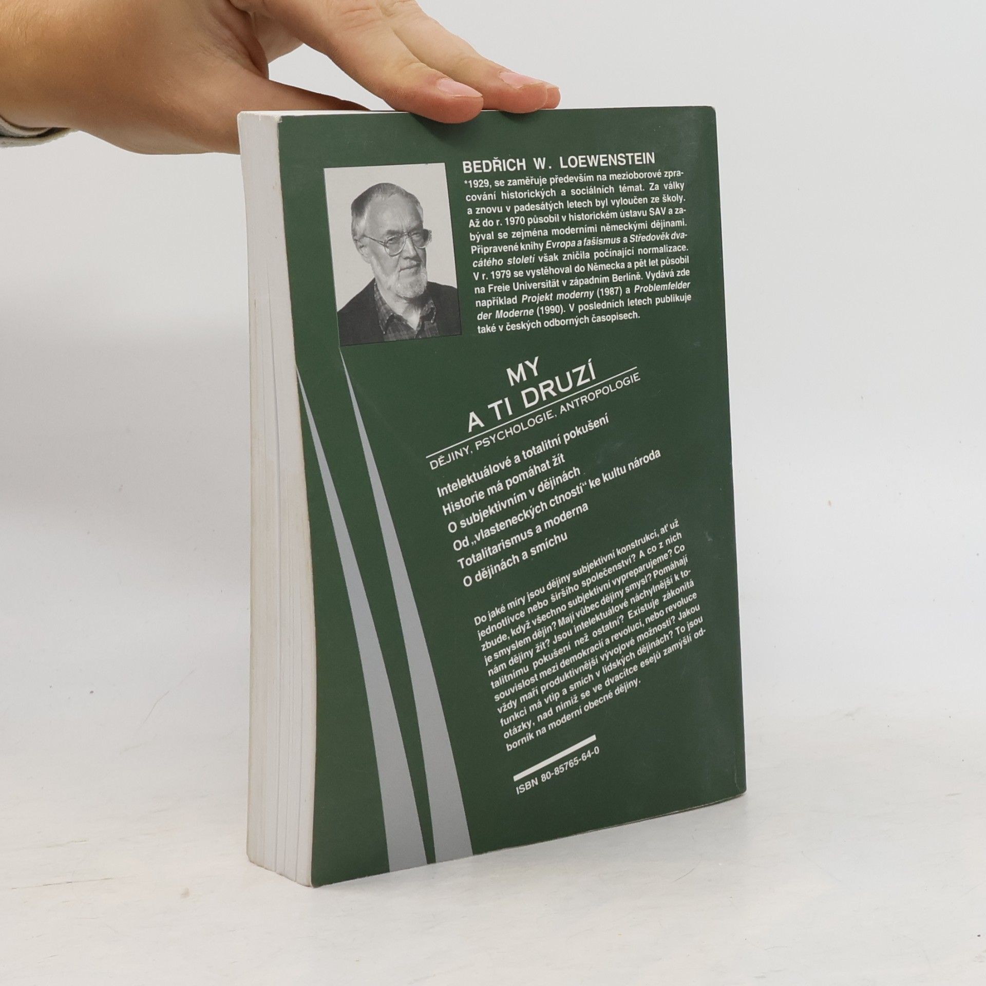 Bedřich Loewenstein My a ti druzí. Dějiny, psychologie, antropologie