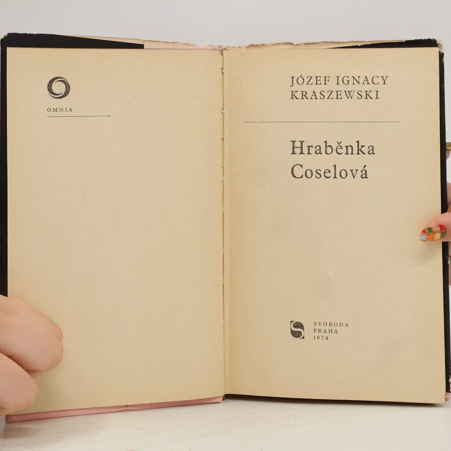 Józef Ignacy Kraszewski Hraběnka Coselová