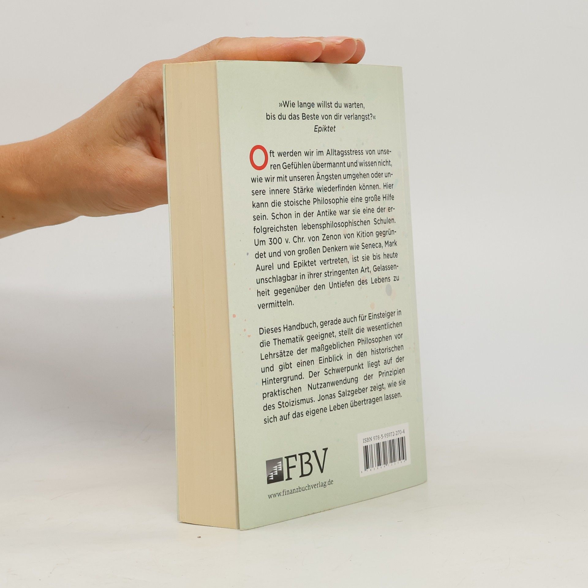 Jonas Salzgeber Das kleine Handbuch des Stoizismus