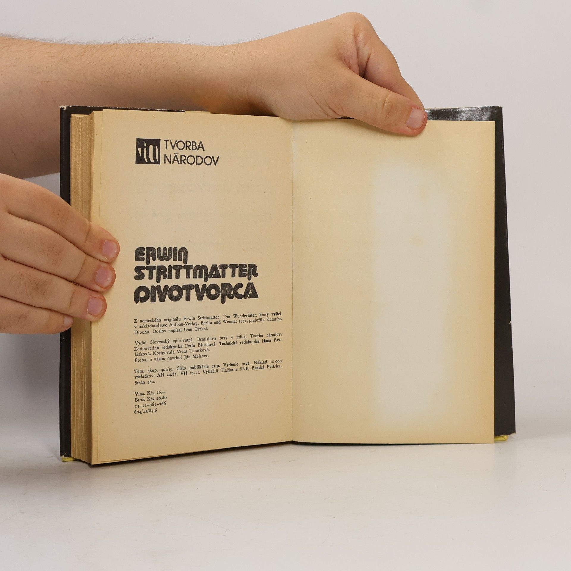 Erwin Strittmatter Divotvorca