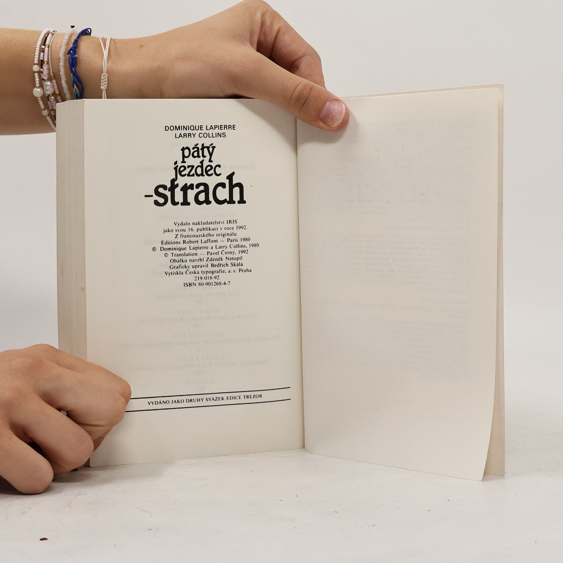 Dominique Lapierre Pátý jezdec - strach