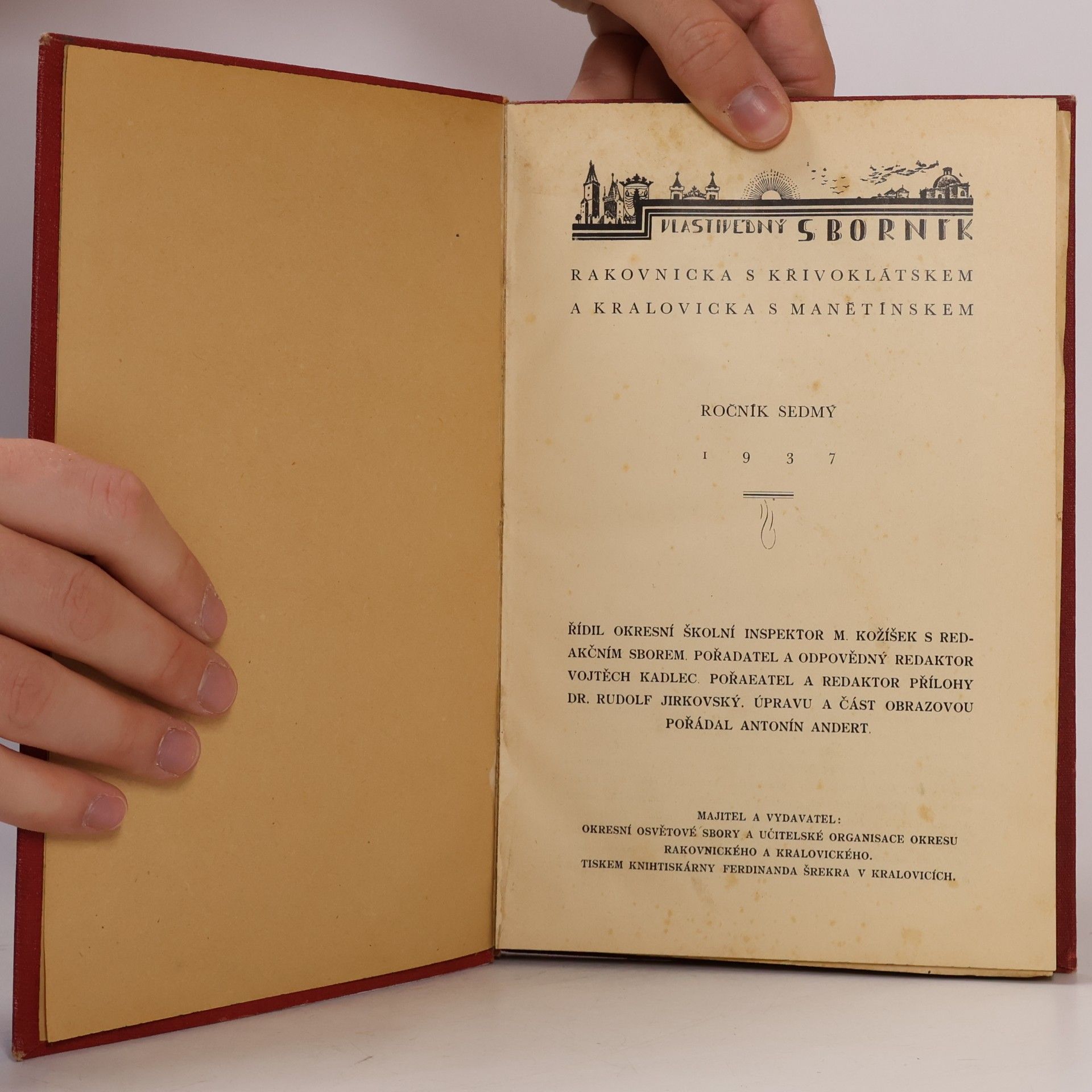 Various authors Vlastivědný sborník Rakovnicka s Křivoklátskem a Kralovicka s Manětínskem