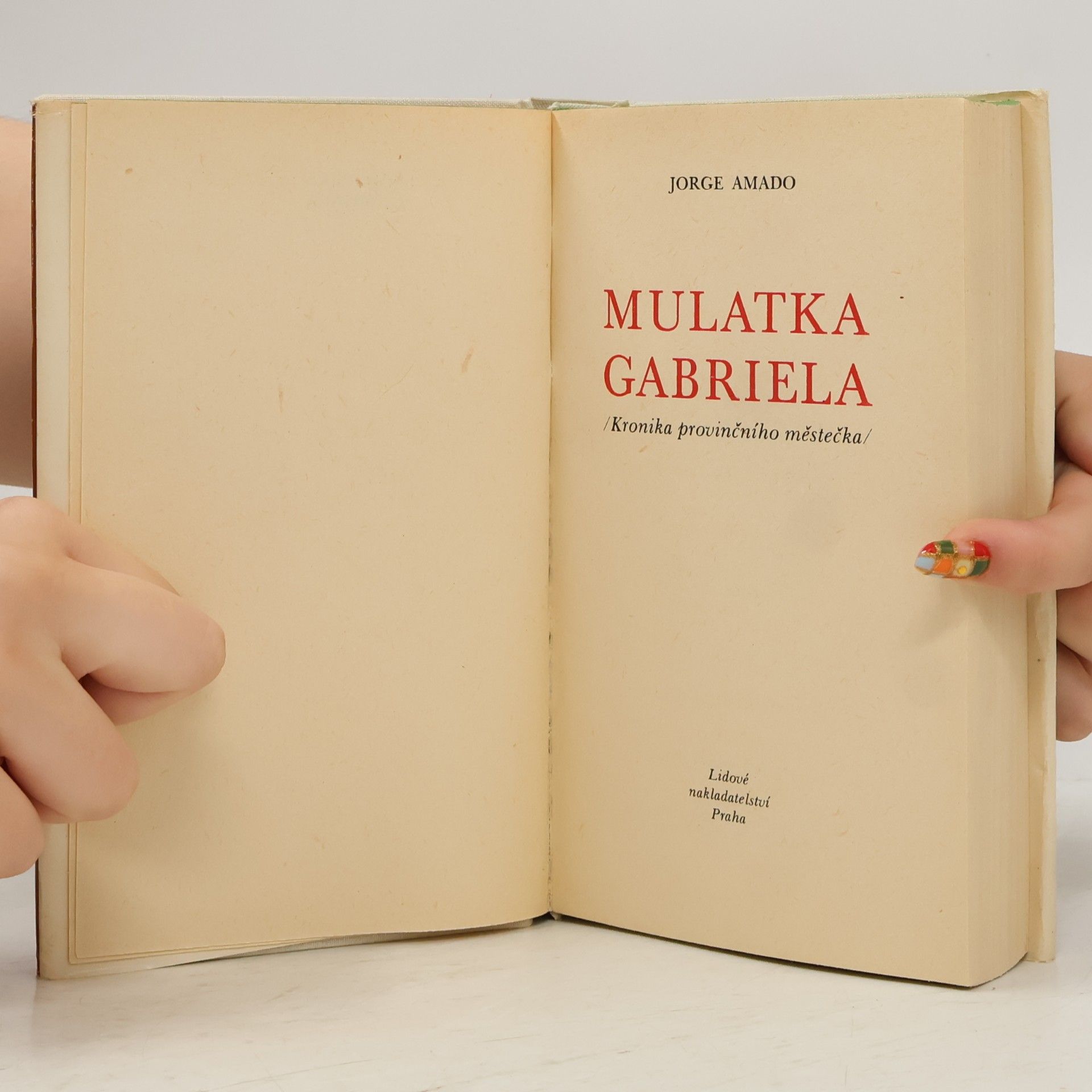 Jorge Amado Mulatka Gabriela