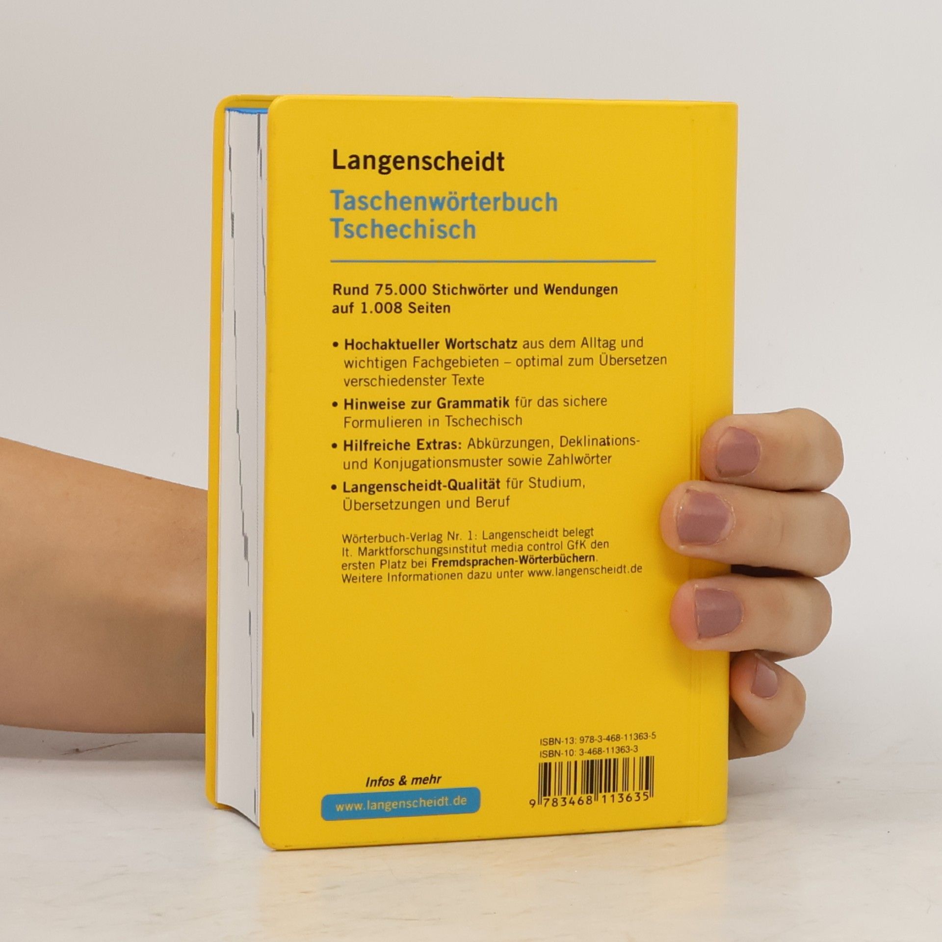 Helgunde Henschel Langenscheidt Taschenwörterbuch Tschechisch. Kapesní slovník česko-německý, německo-český