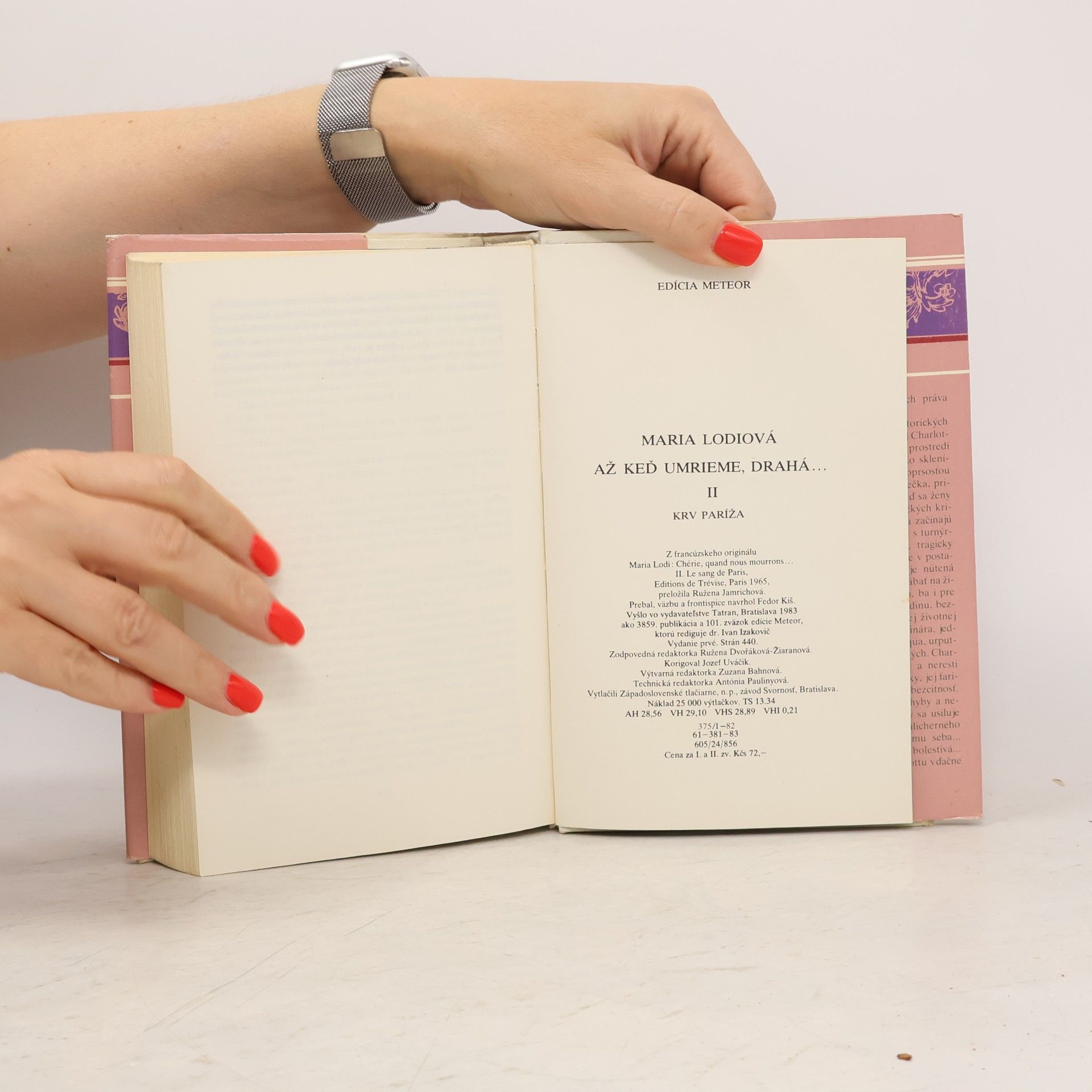 Maria Lodi Až keď umrieme, drahá... I. Roky ošiaľu